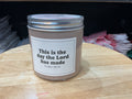 Sweet Grace Bible Verse Candle