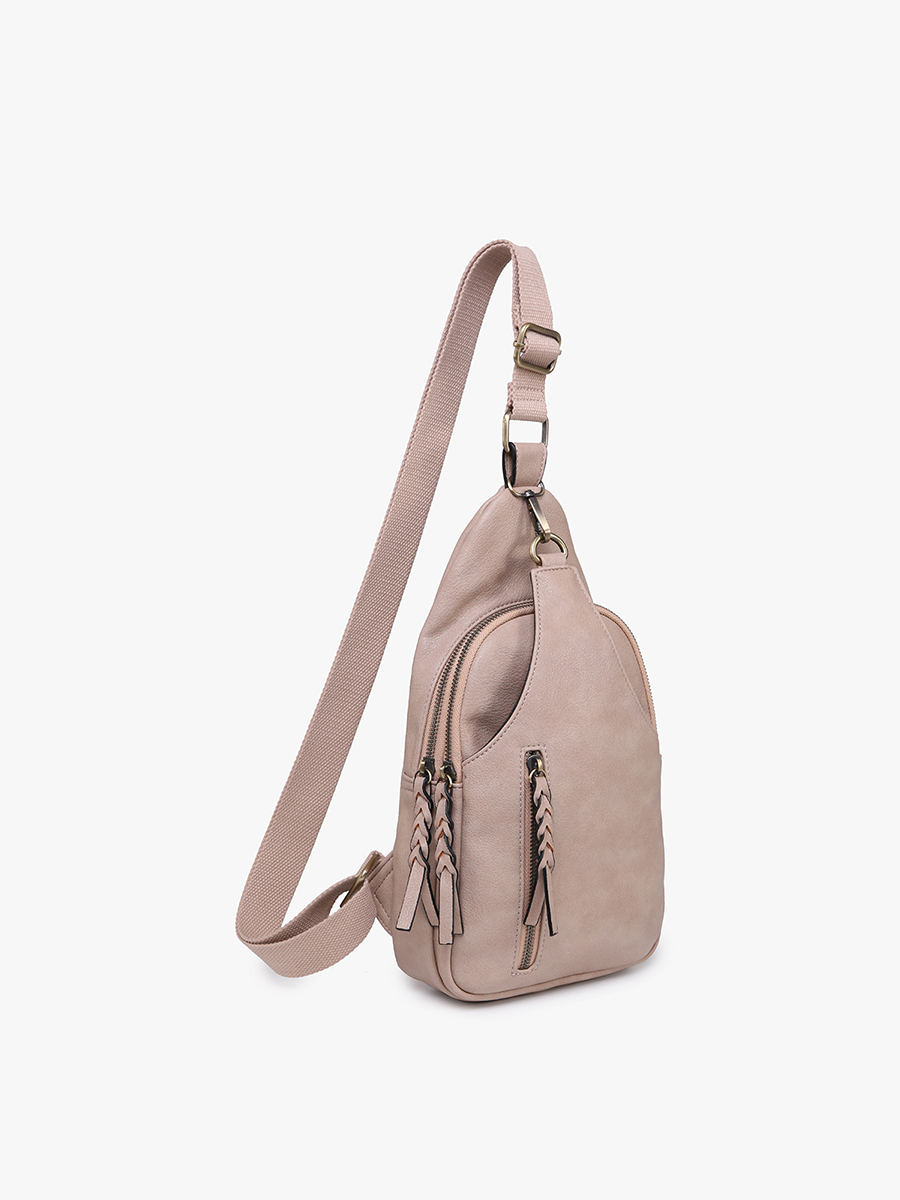 Nikki Dual Compartment Crossbody Sling Bag | M2342
