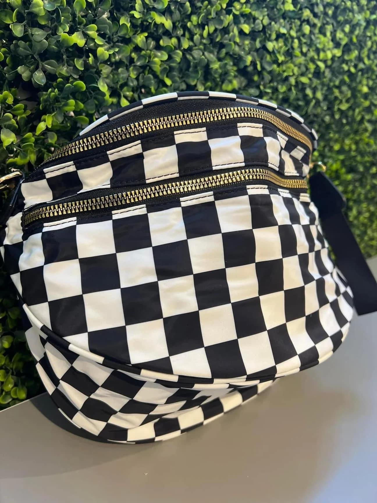 Checkered bum bag deals