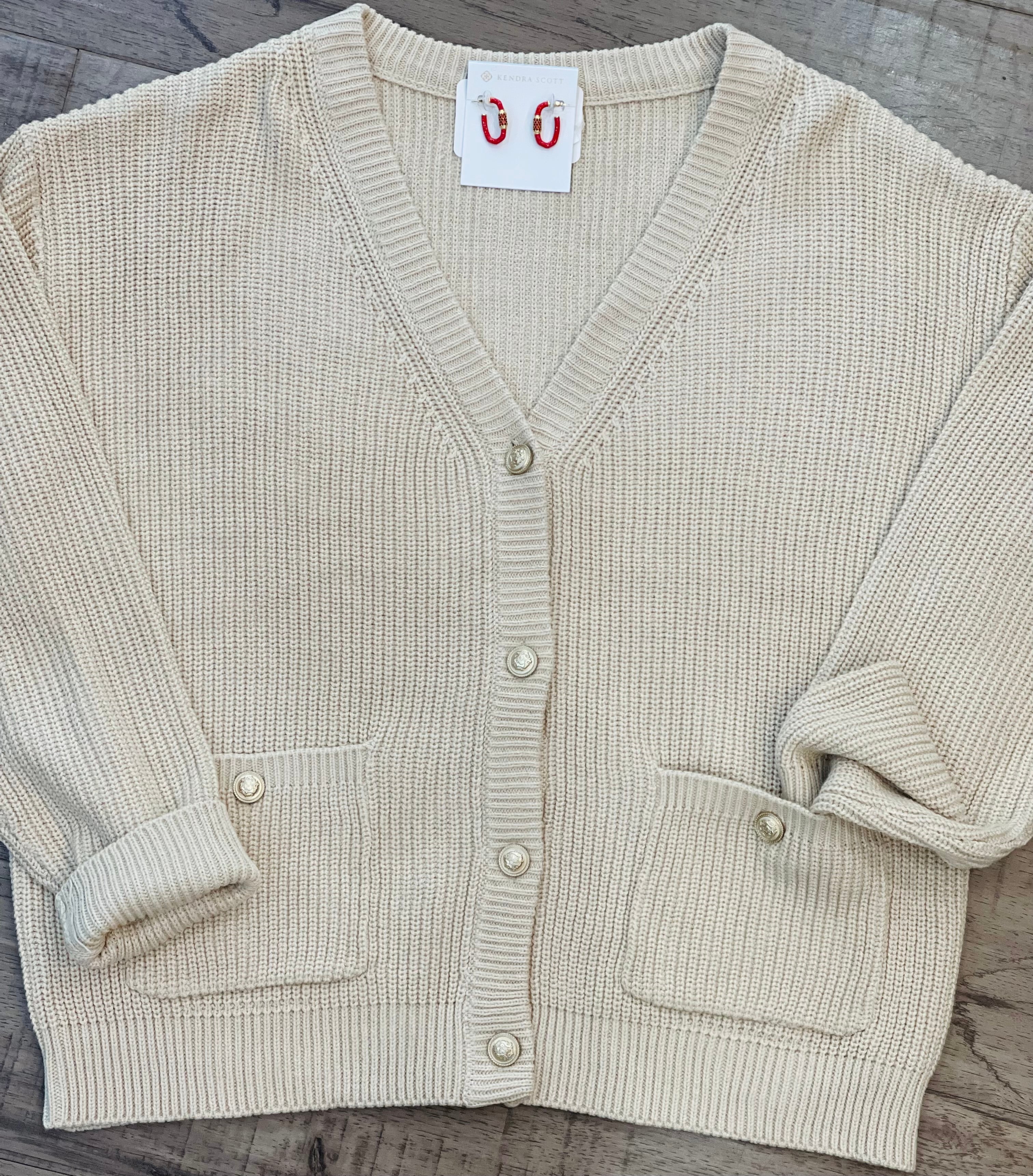 Wildflower Chunky Knit Cardigan