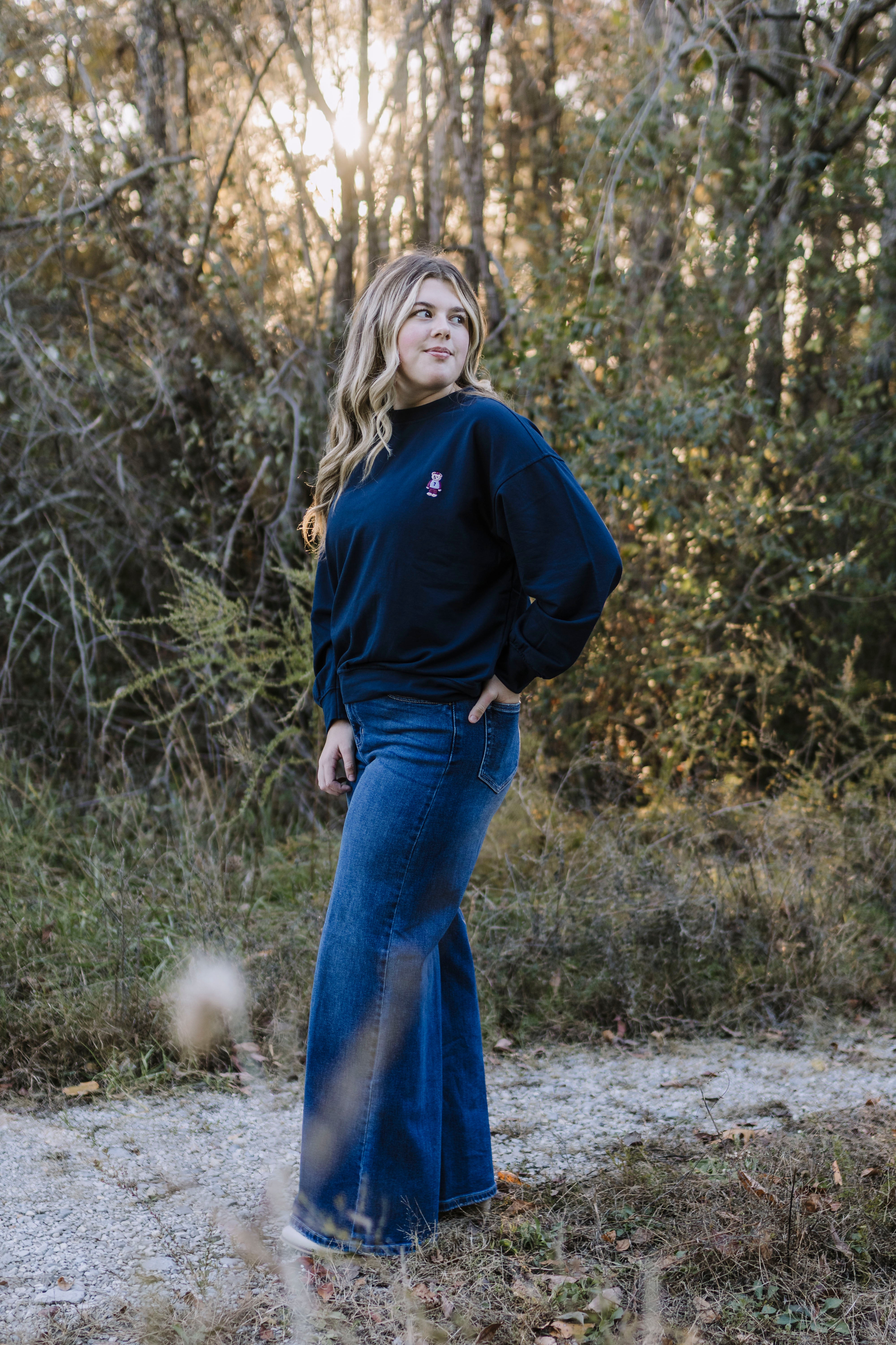 The Bear Hug Embroidered Top