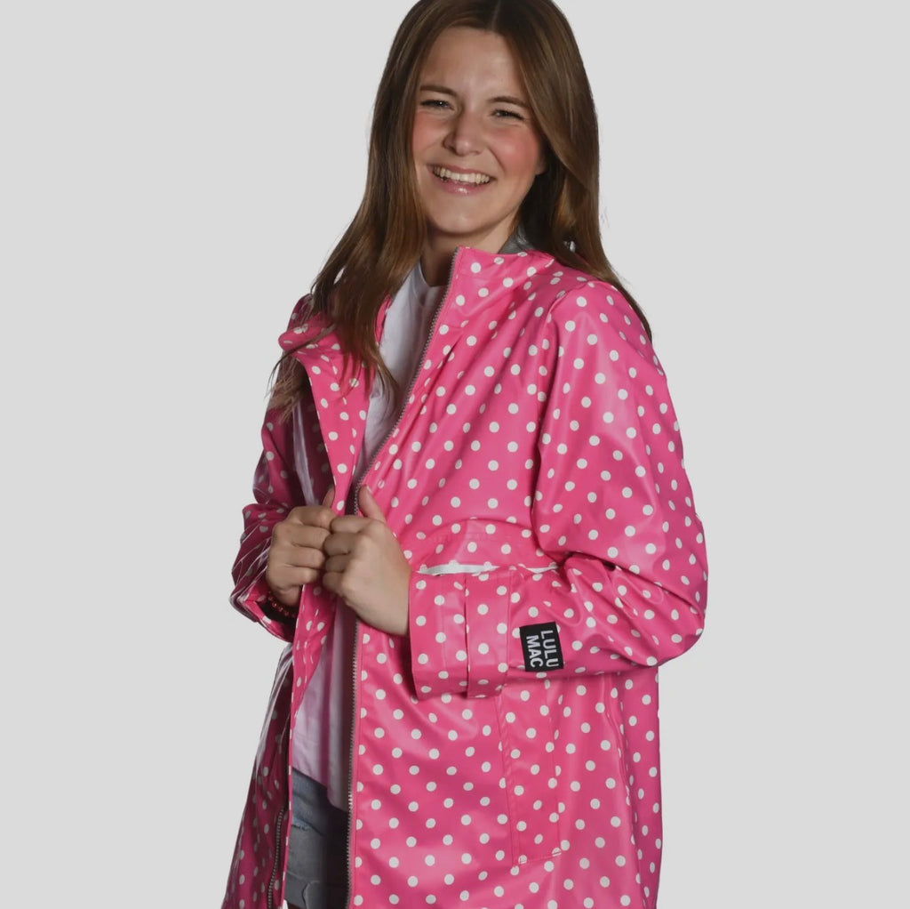 Lulu Mac Polka Dot Raincoat