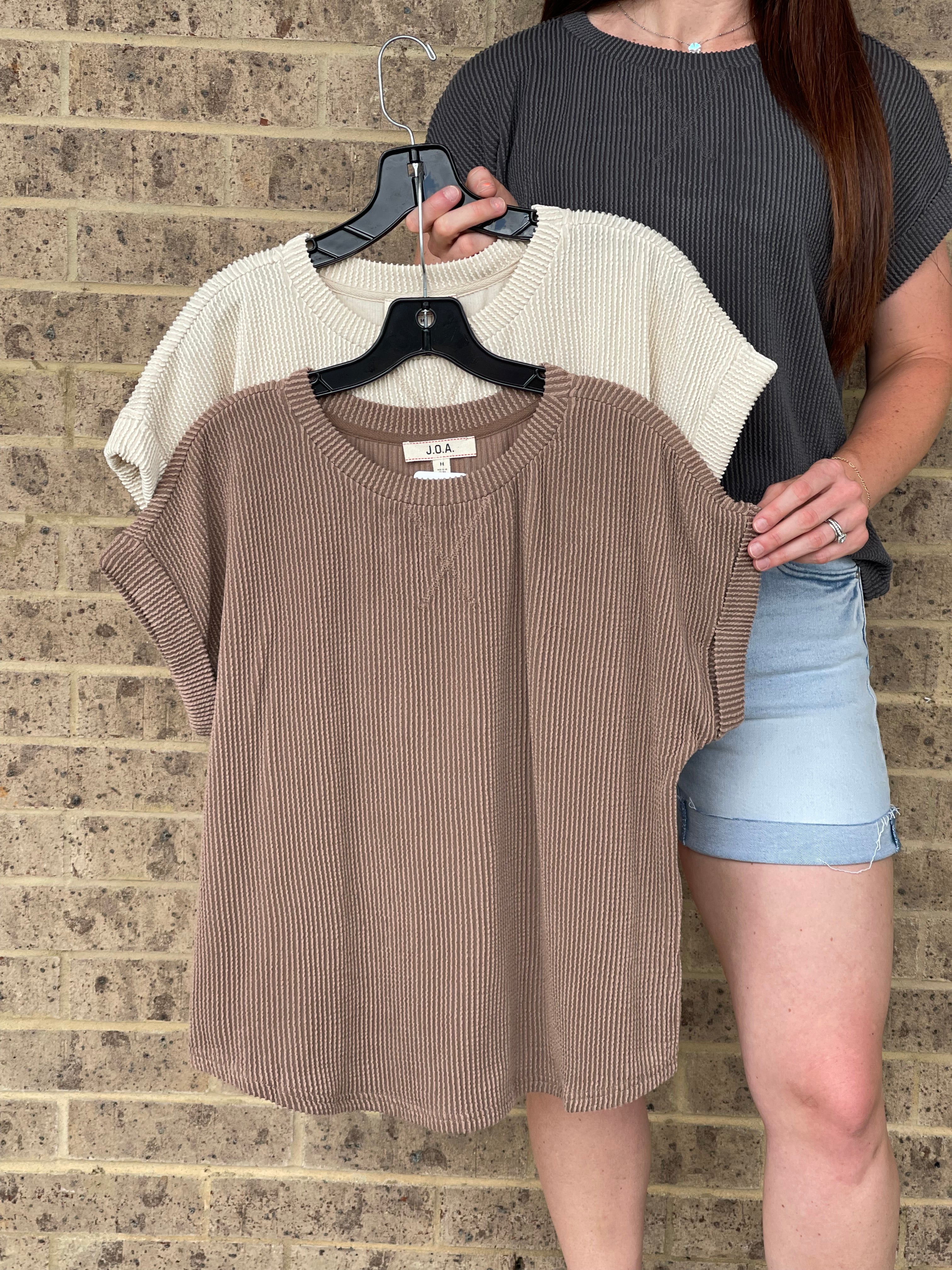 Nellie Ribbed Crew Neck
