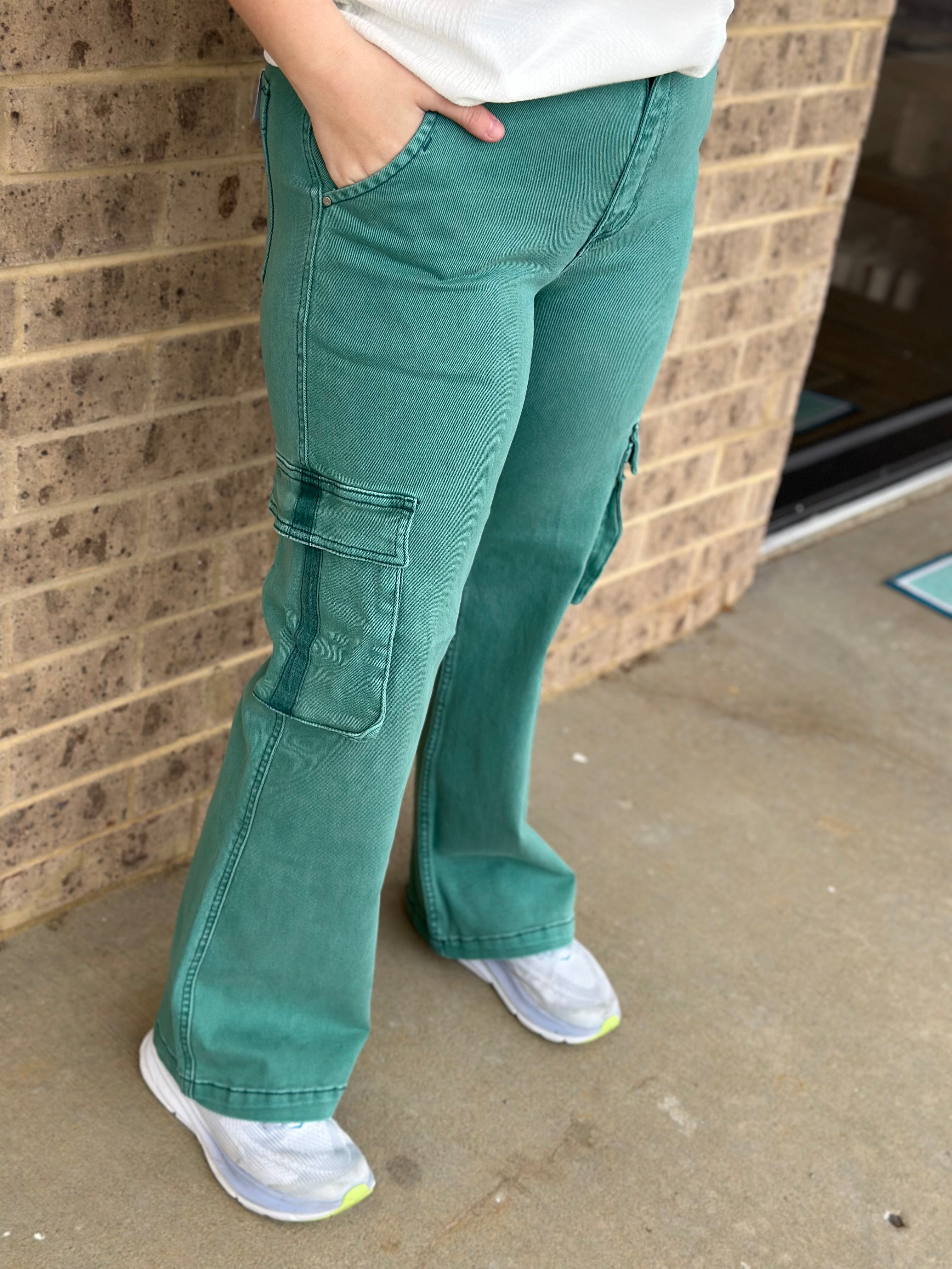RISEN HIGH RISE CARGO PANTS