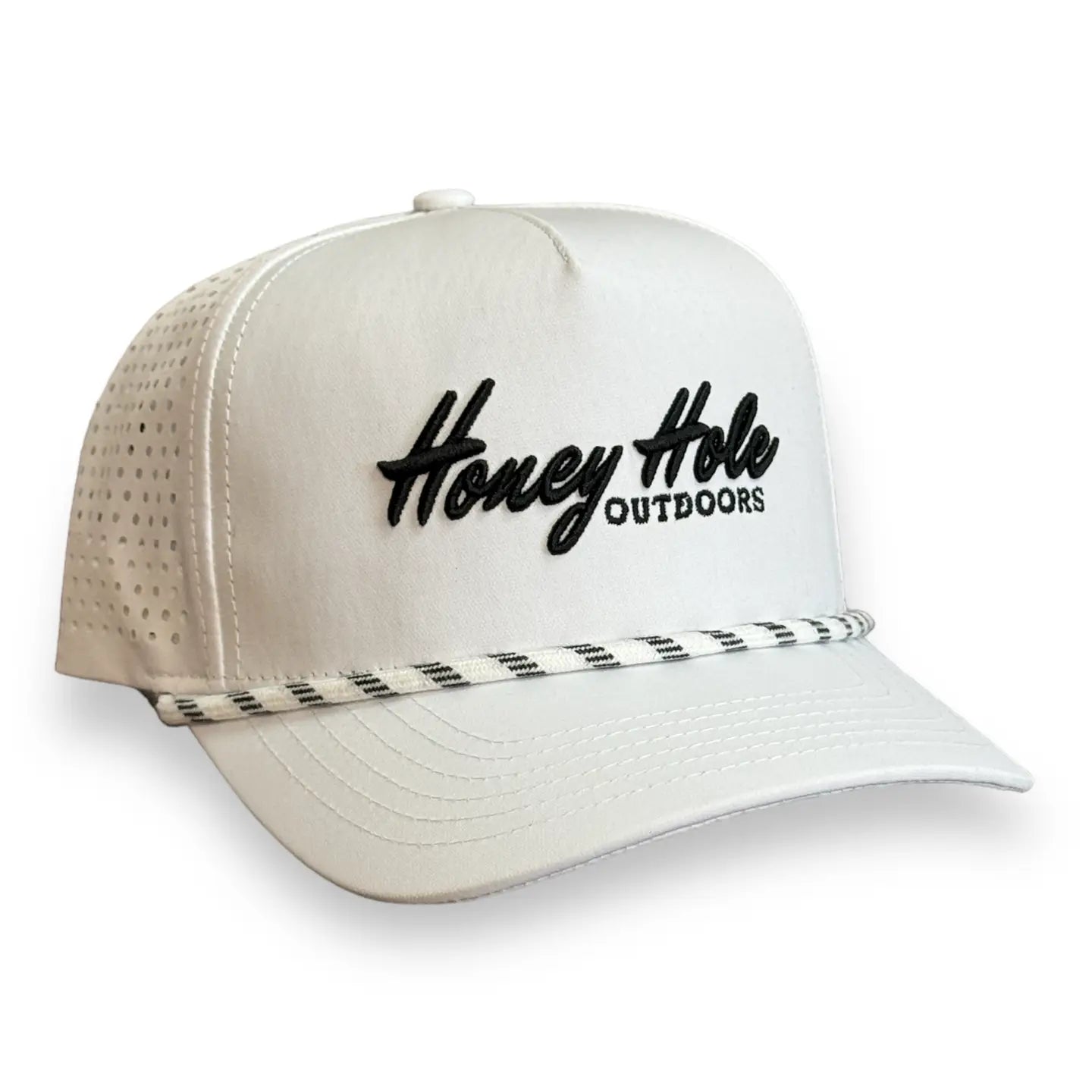 Perf Rope Hat- White