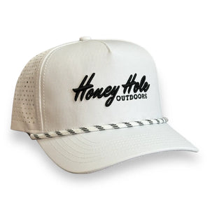 Perf Rope Hat- White