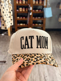 Cat Mom Leopard Trucker Hat