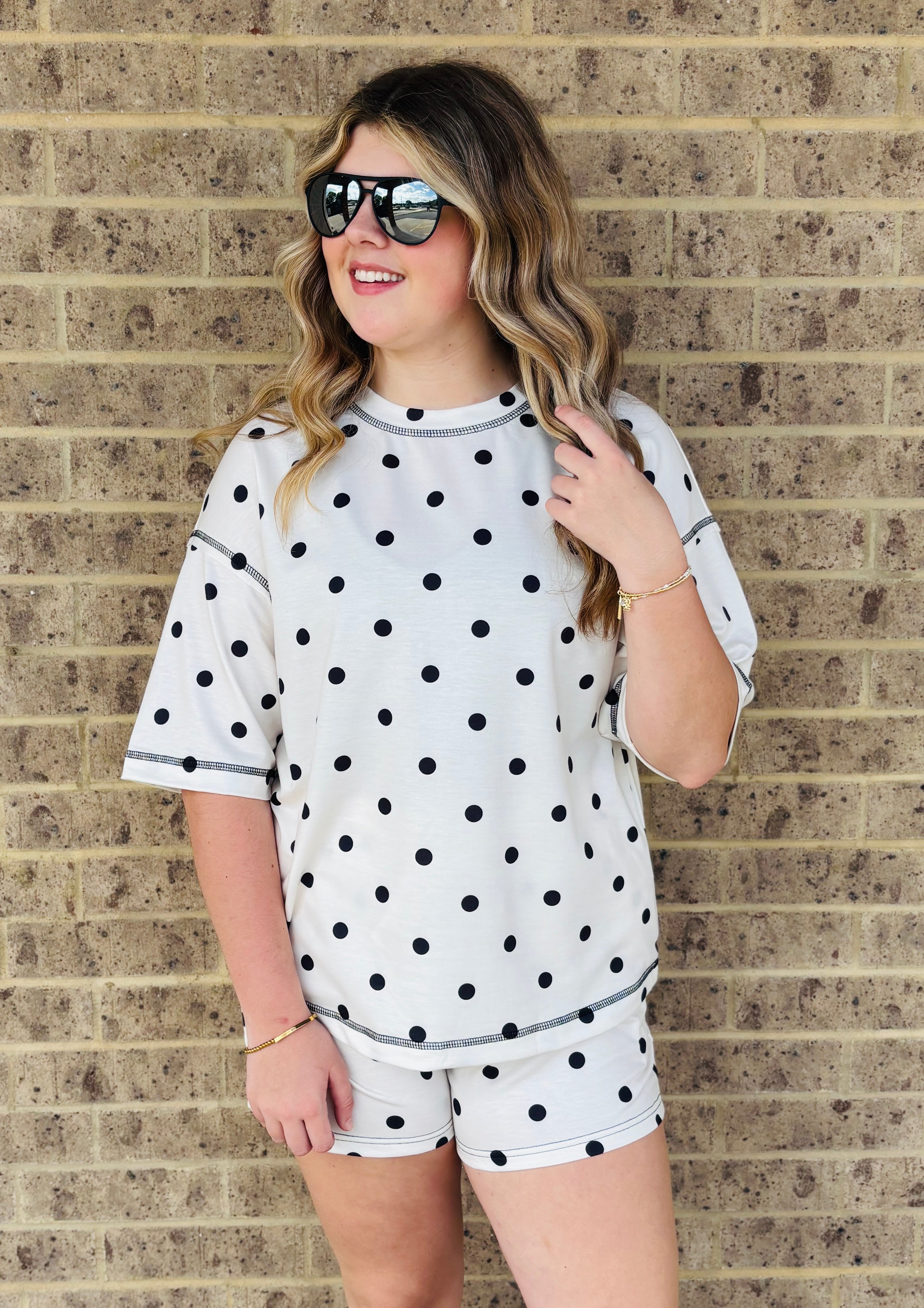 Austyn Polka Dot Set by Pretty Bash