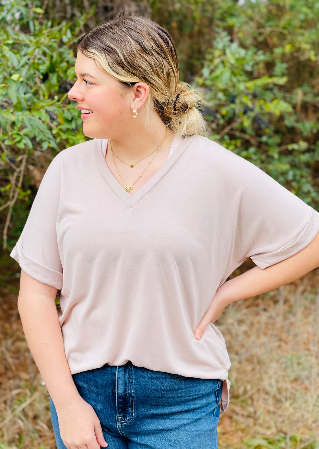 Jocelyn V-Neck Casual Top