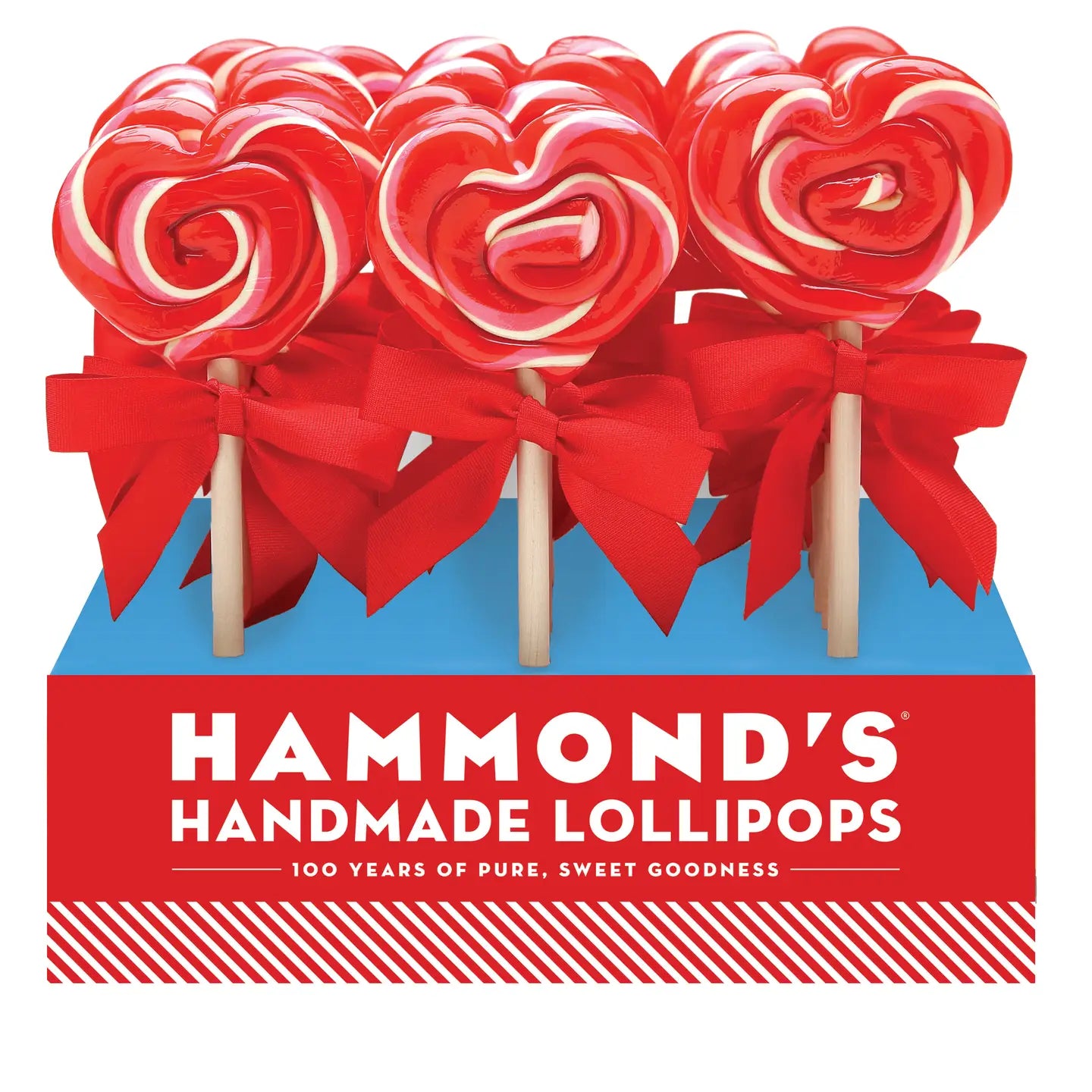 Heart Lollipops- Strawberry Shortcake