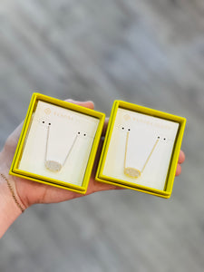 96088721866 Boxed Elisa Iridescent Drusy Necklace
