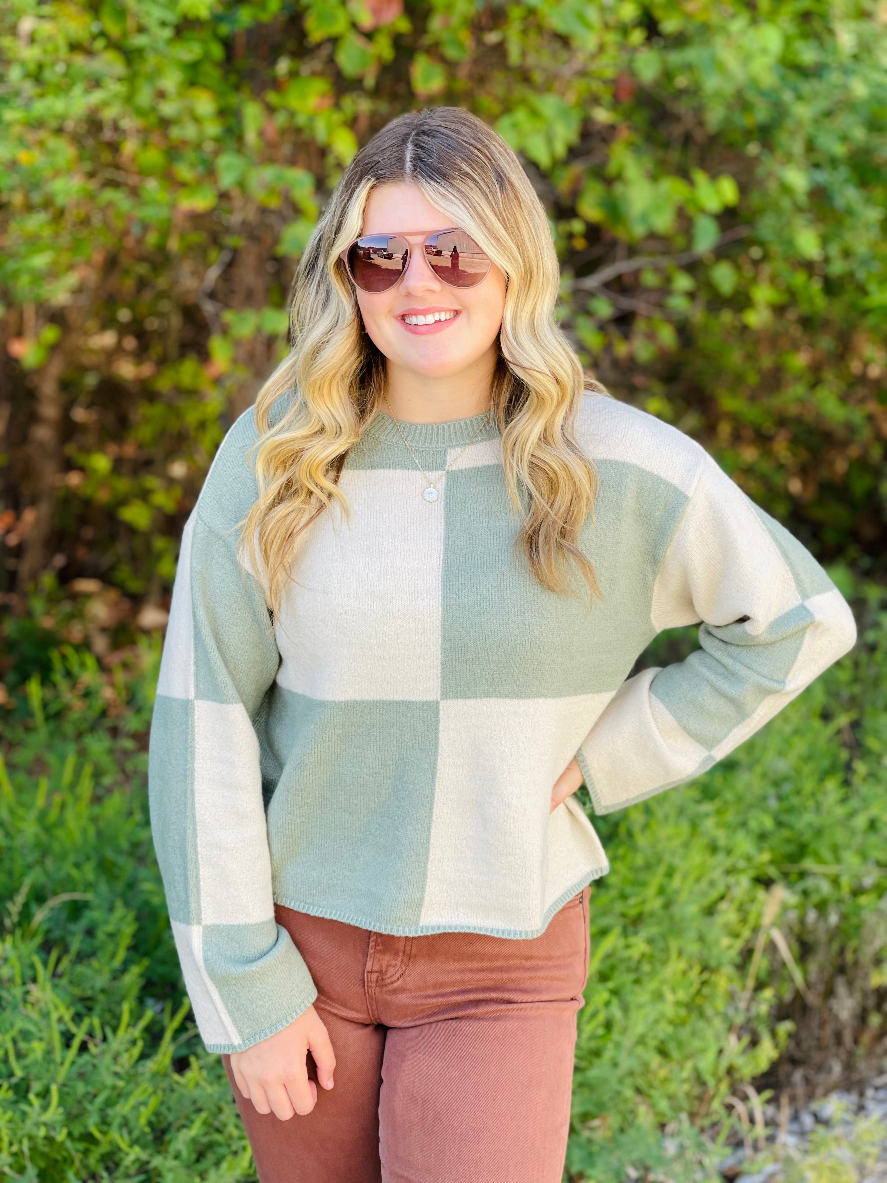 Harper Color Block Sweater
