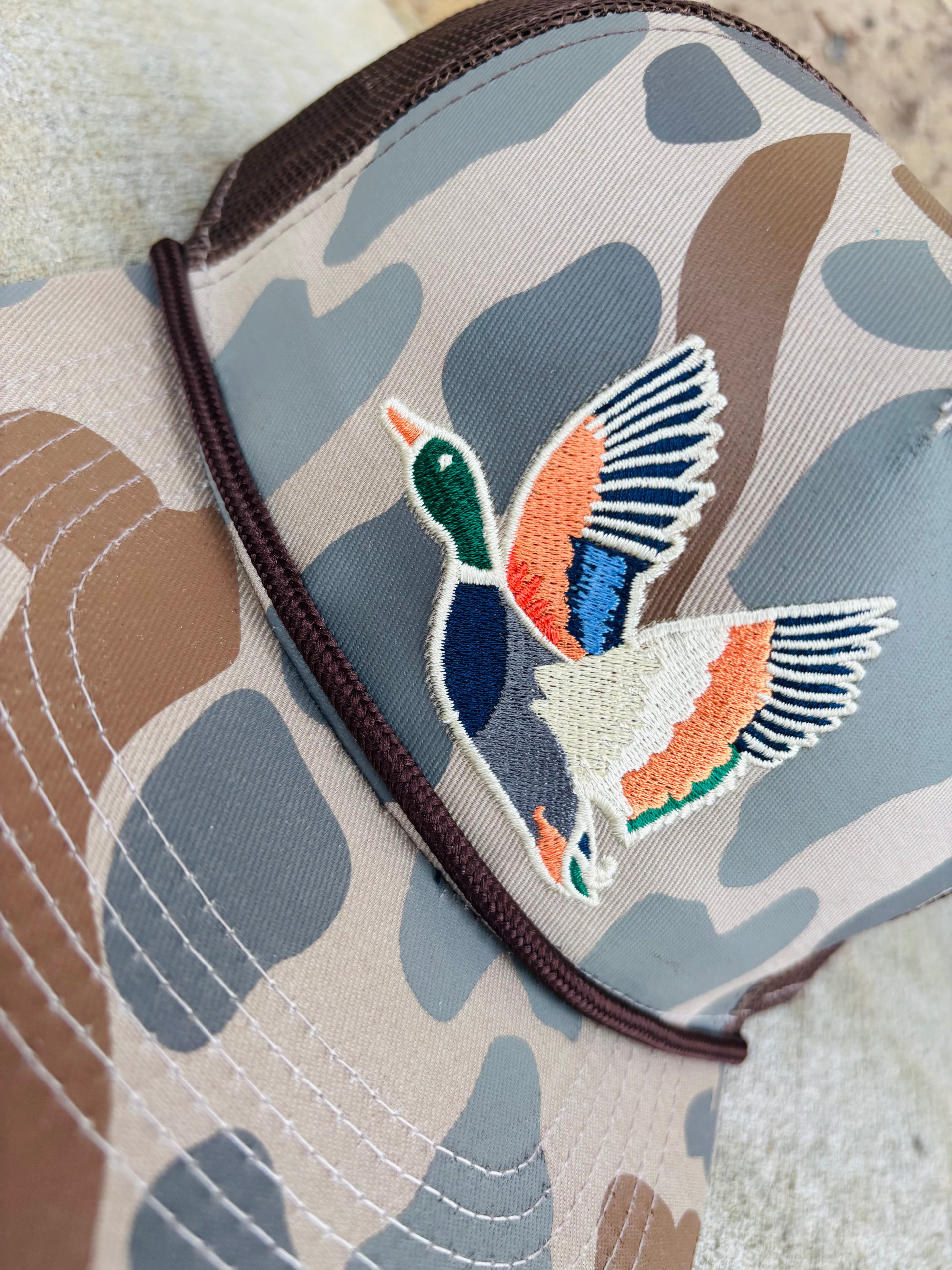 Retro Camo Duck Hat