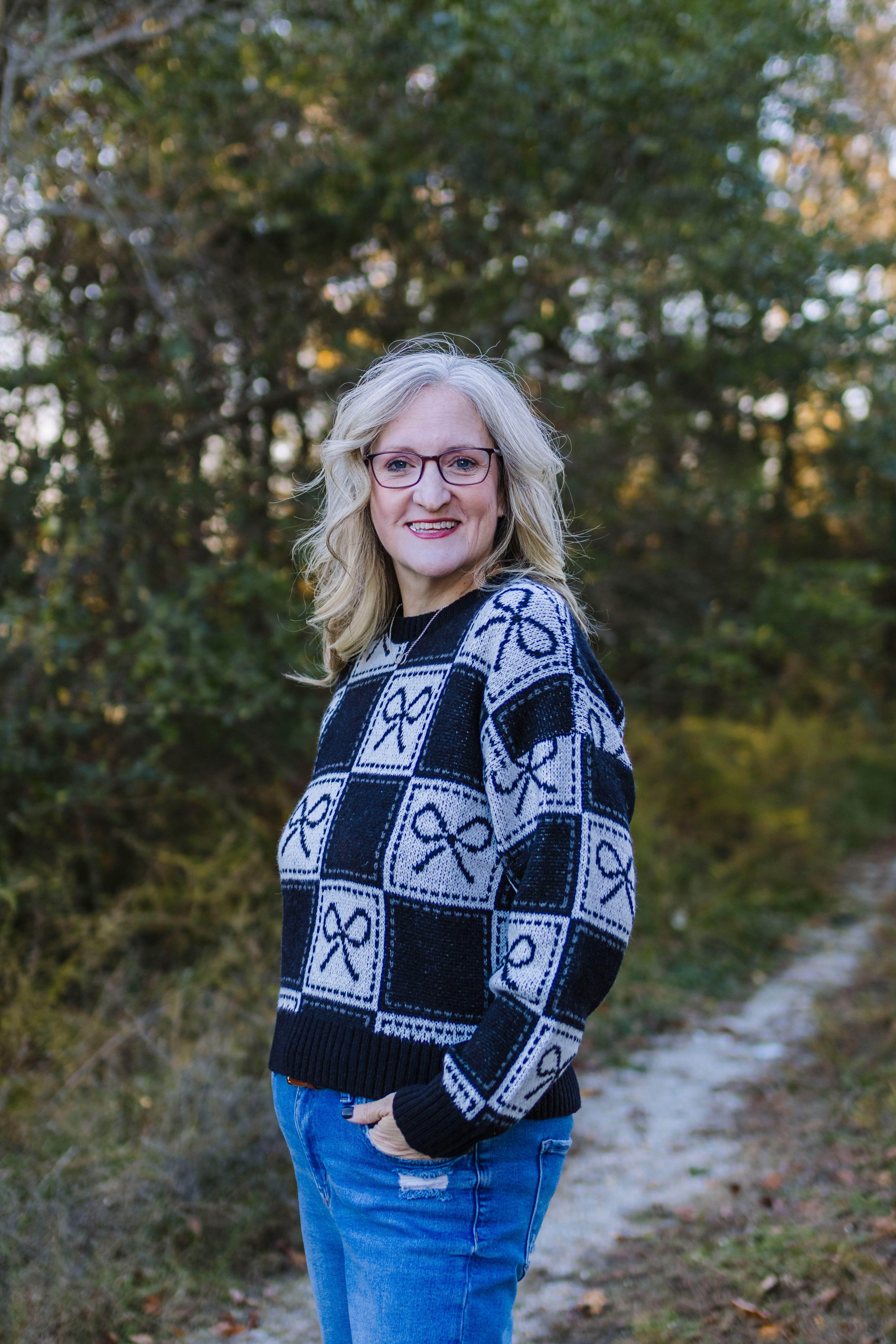 Belle Bow Sweater DB