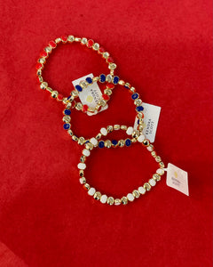 Daphne Enamel Stretch Bracelet