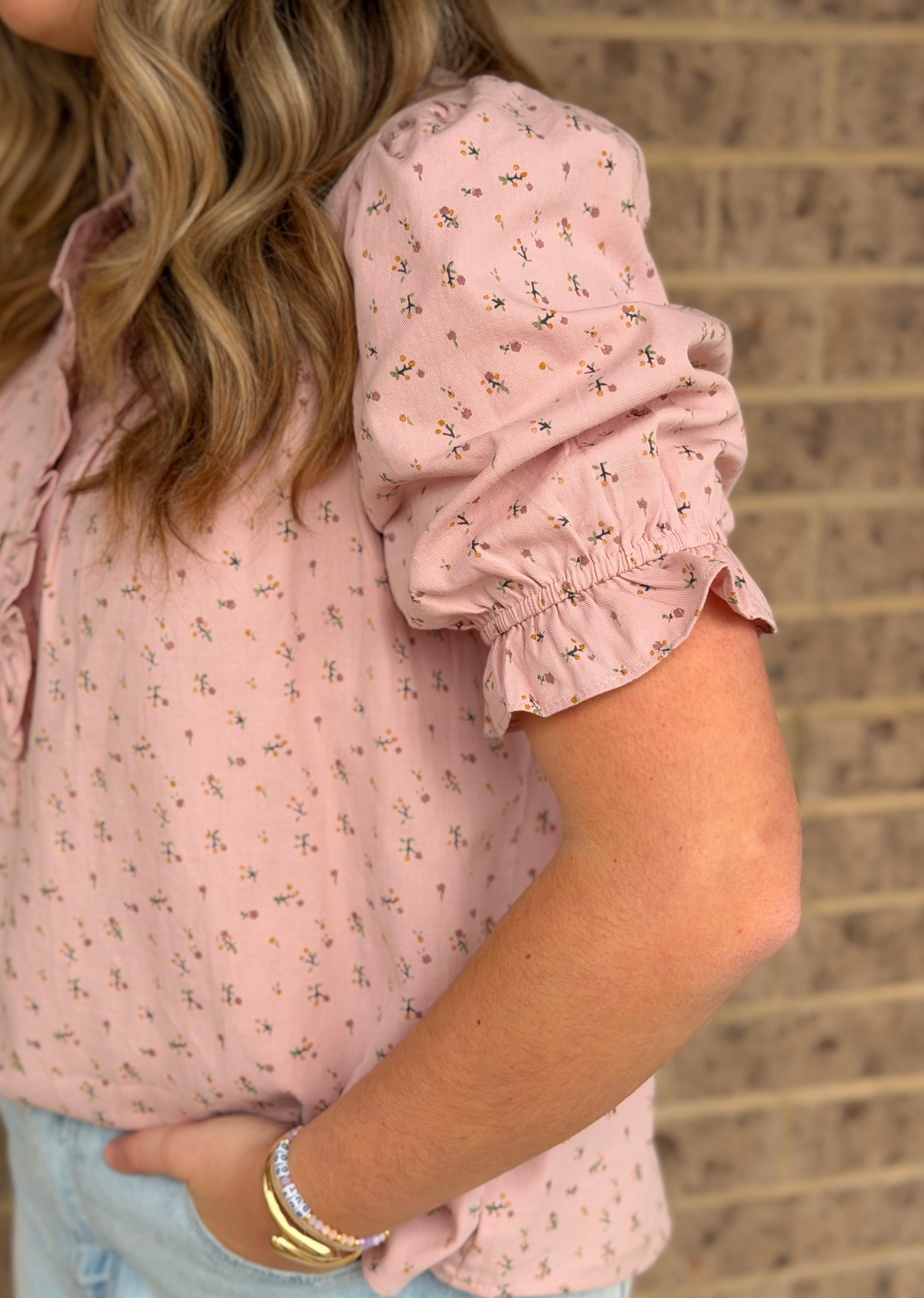 Meredith Floral Denim Shirt