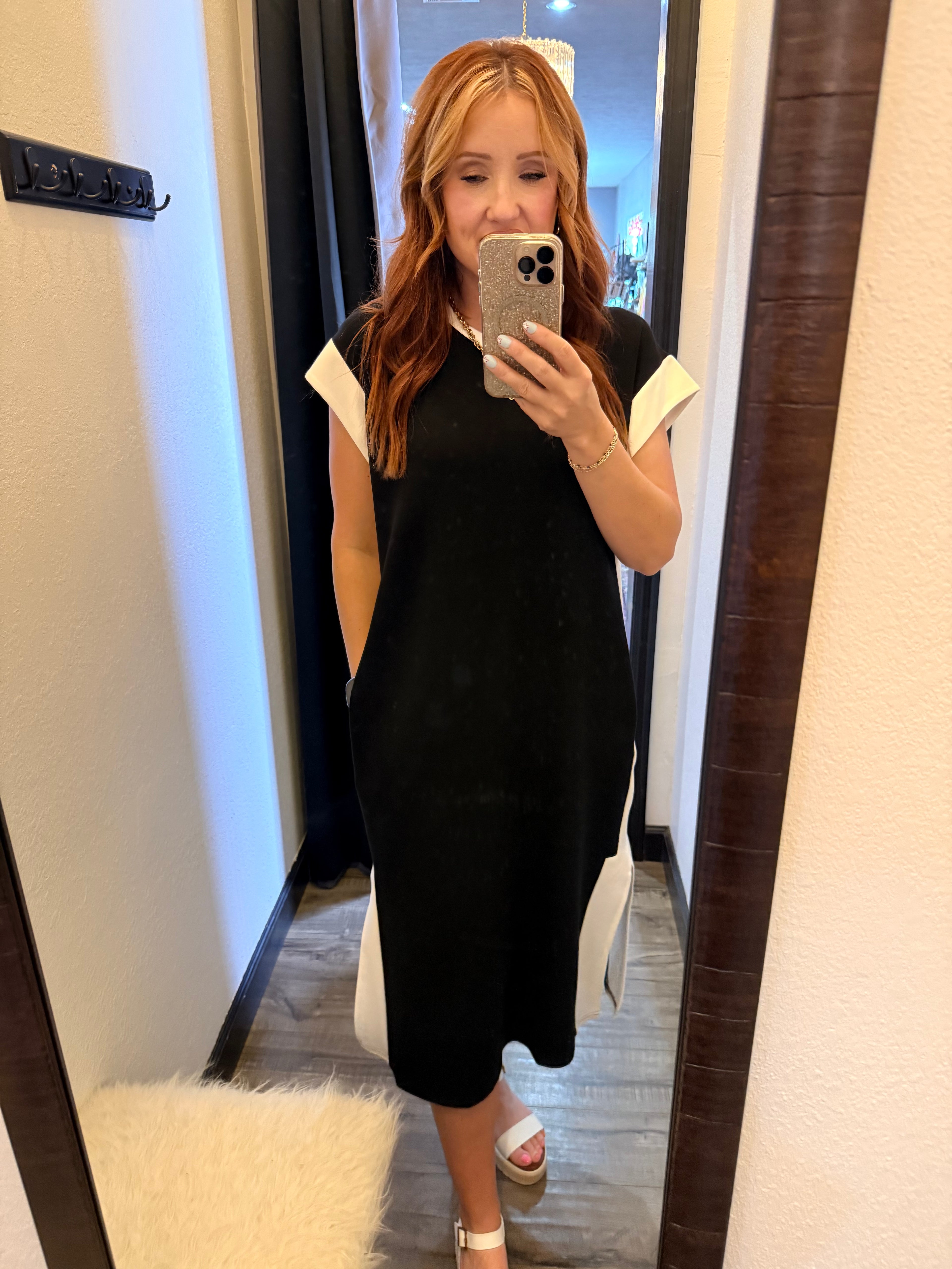 Preston Color Block Maxi Dress