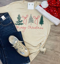 Merry Christmas Trees/Bows Tee