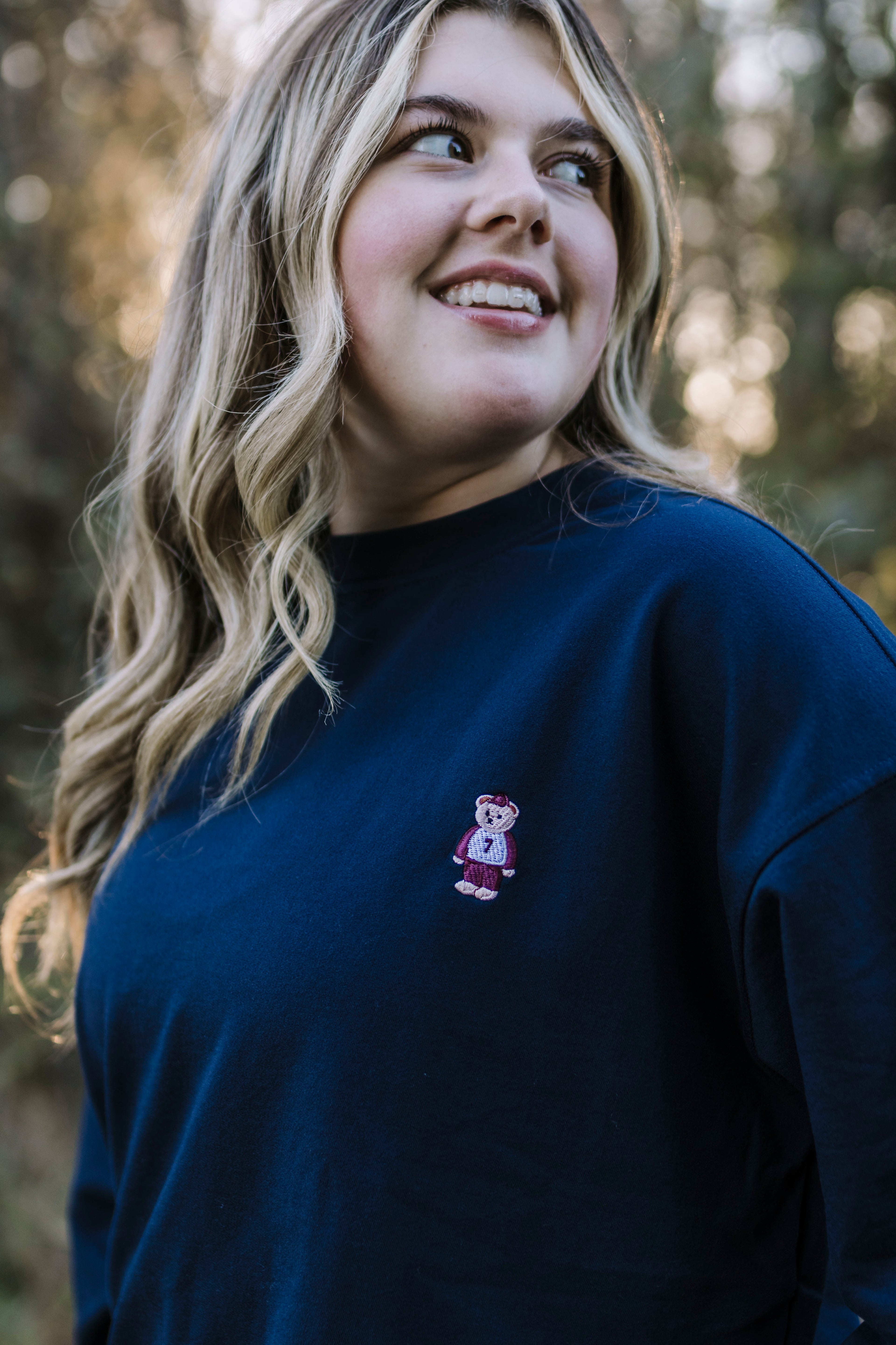 The Bear Hug Embroidered Top