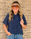 In The City Woven Top