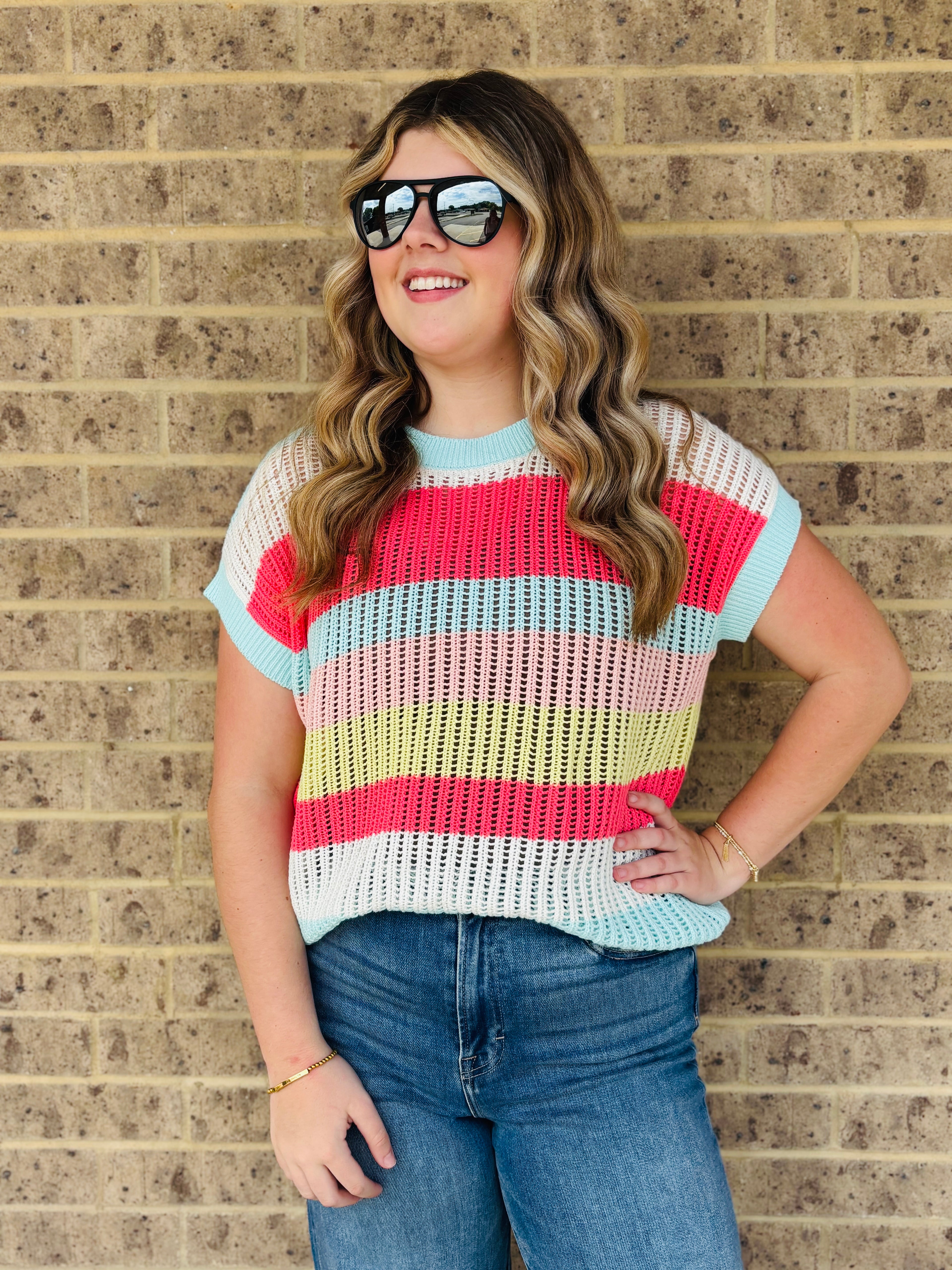 Cassie Colorblock Sweater by PB