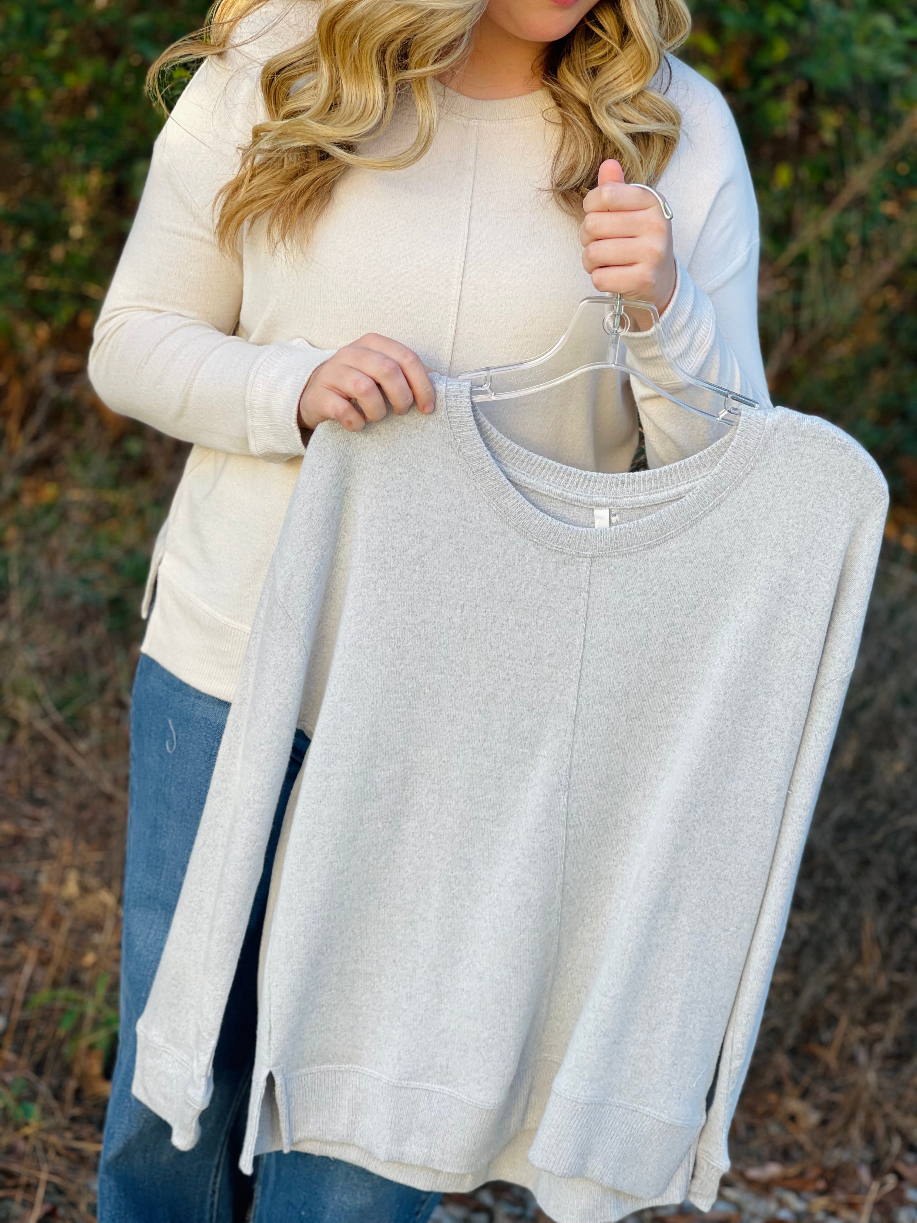 Darling Brushed Hacci Pullover
