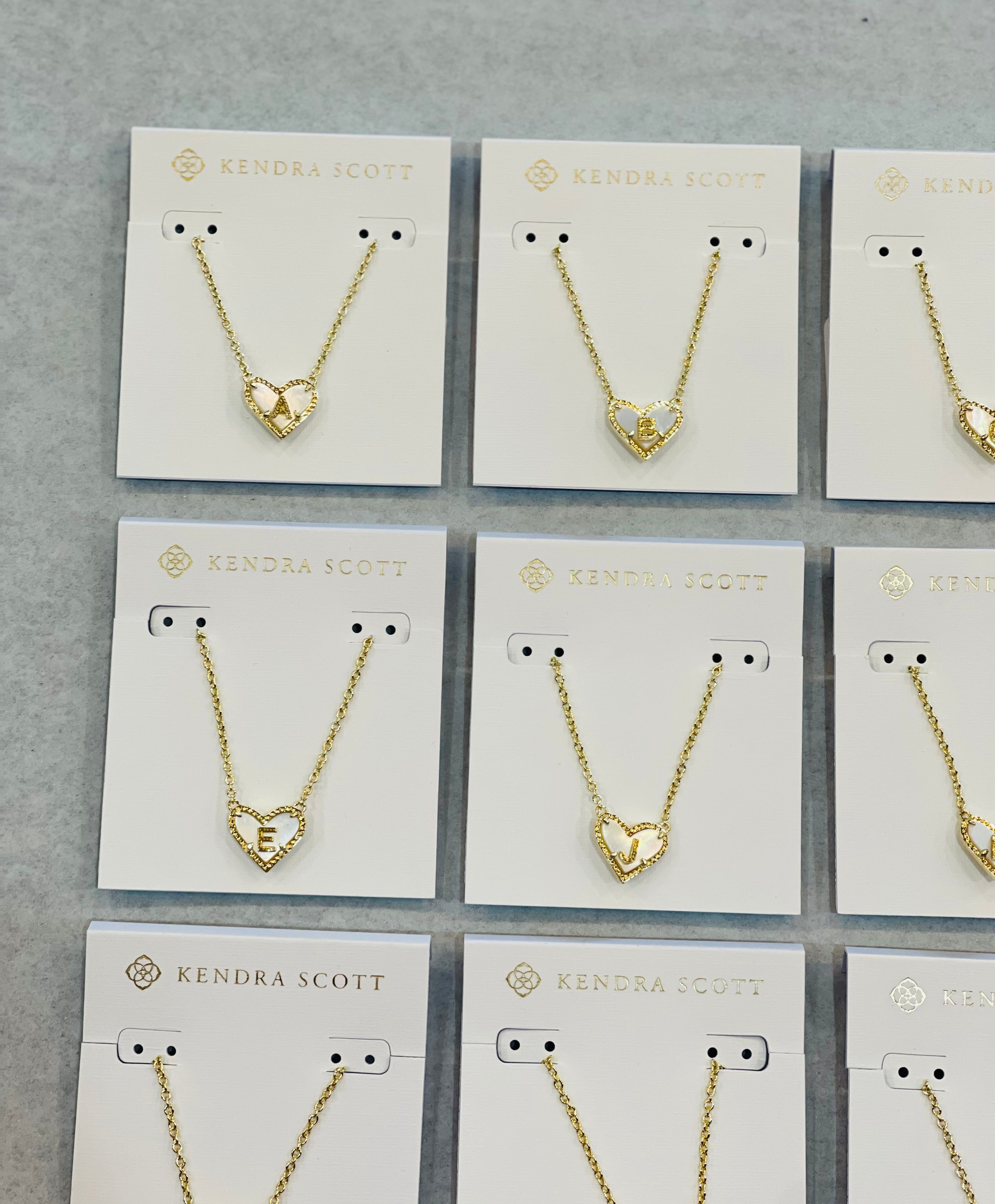 Heart Letter Pendant by Kendra Scott