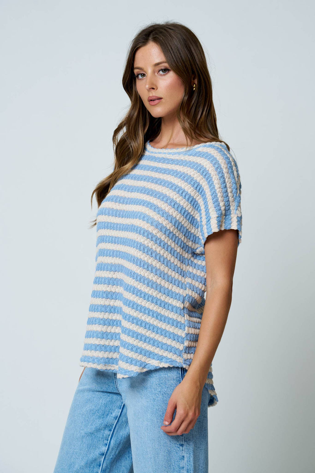 Venice Short Sleeve Round Neck Top
