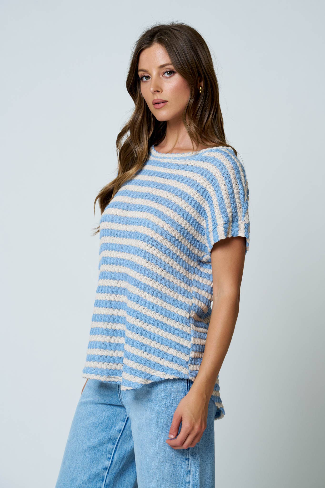 Venice Short Sleeve Round Neck Top