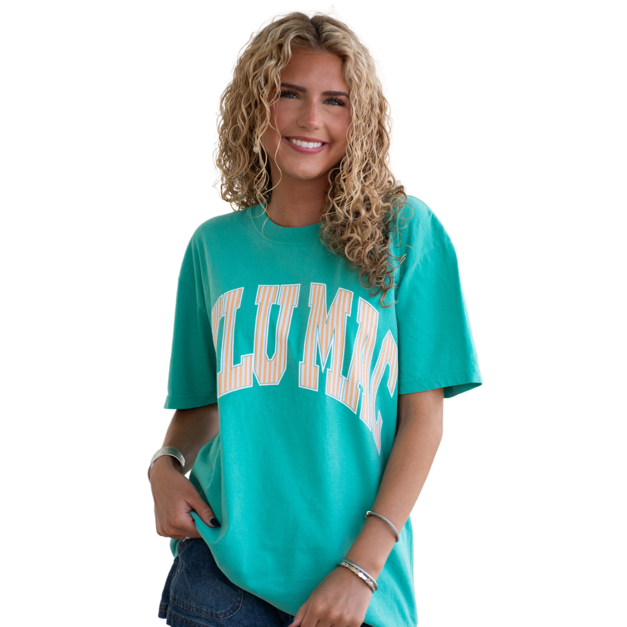 LULU MAC STRIPED Tee