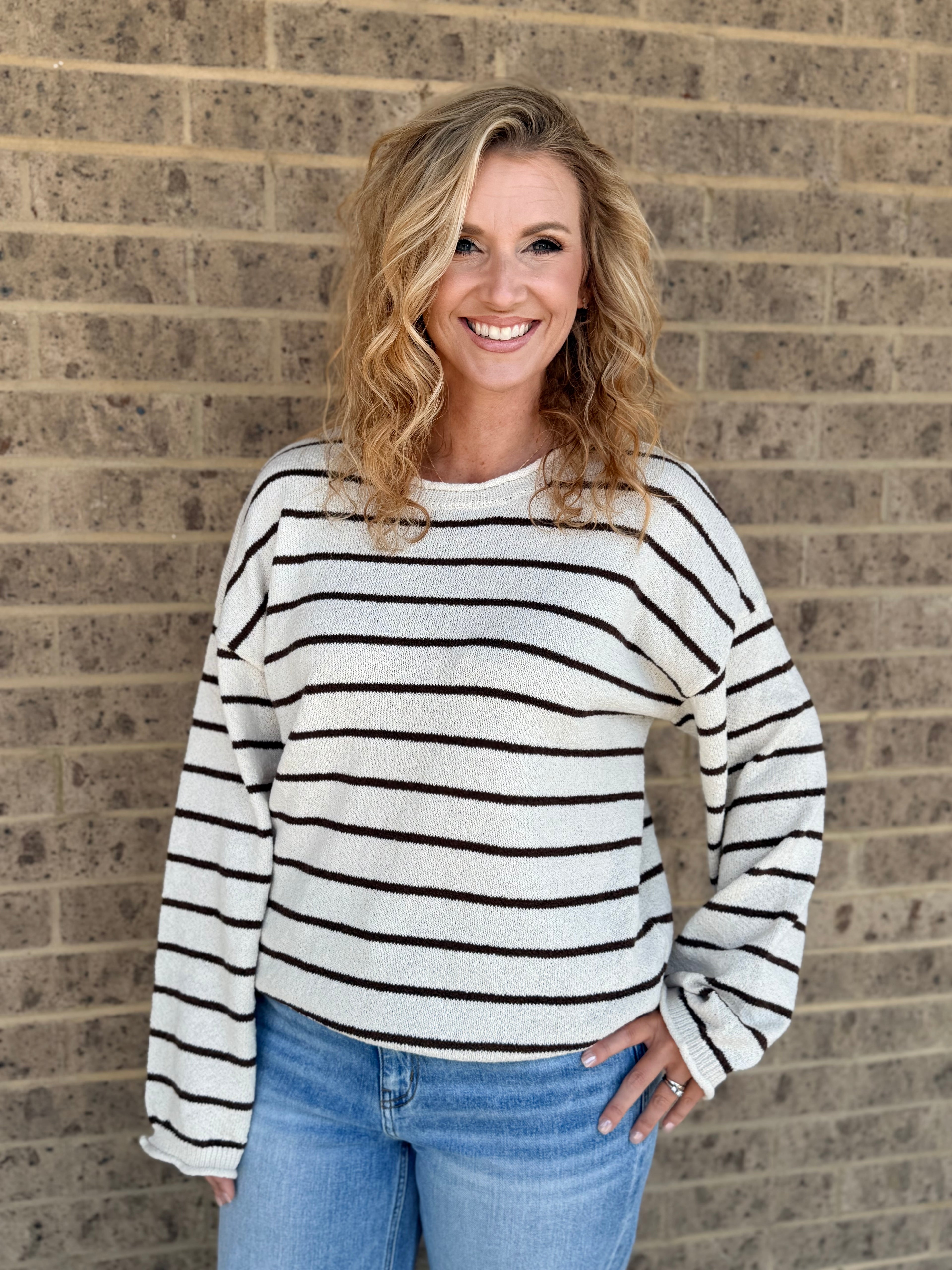 Preslee Raw Edge Sweater