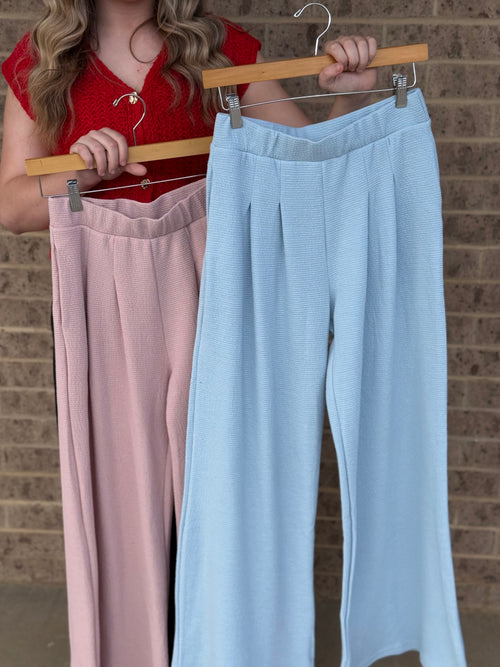 Addie Cloud Knit Wide Leg Pant