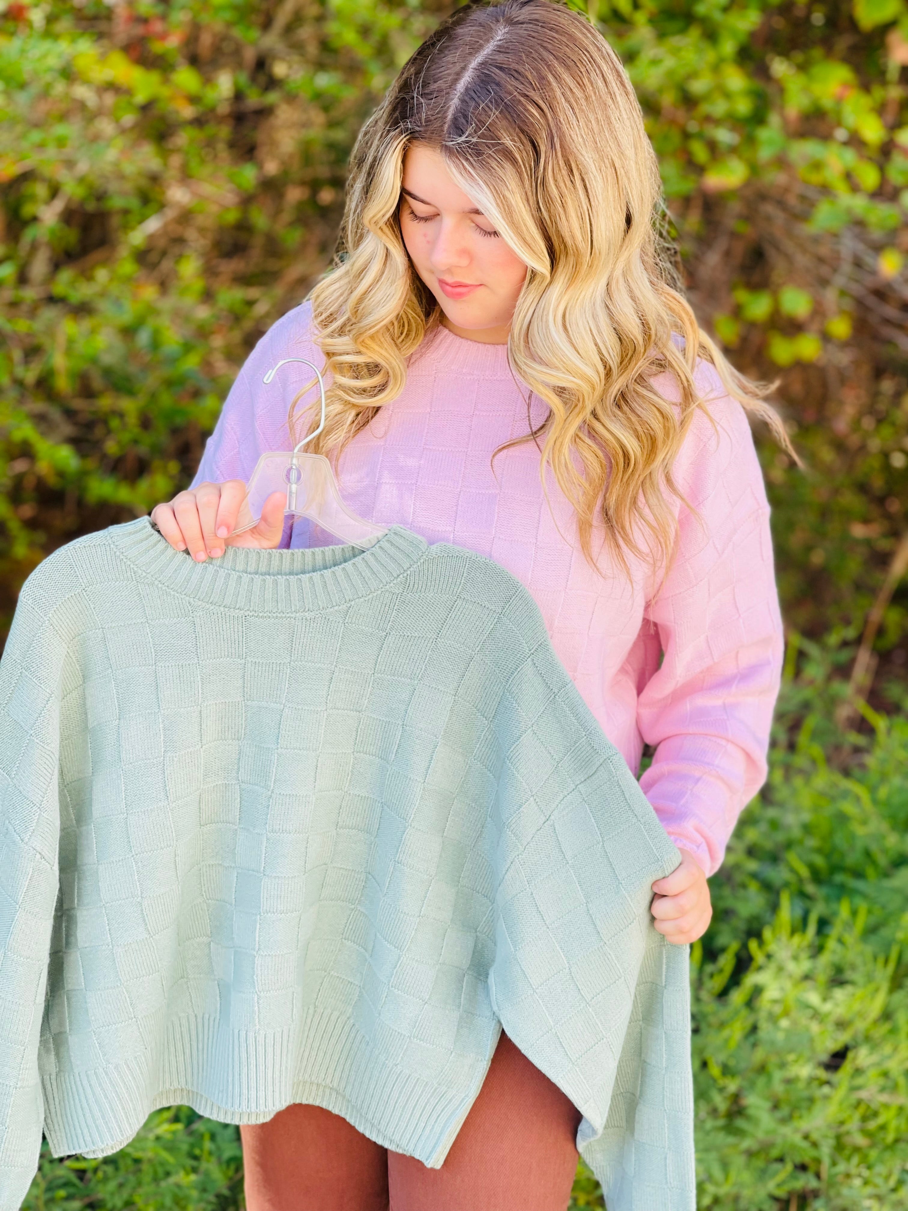 Scarlett Cropped Knit Sweater
