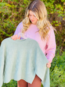 Scarlett Cropped Knit Sweater