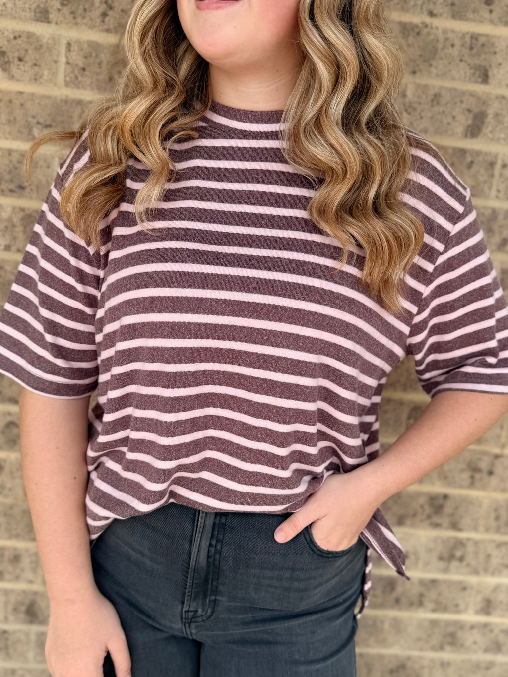 Striped Perfection Knit Tee