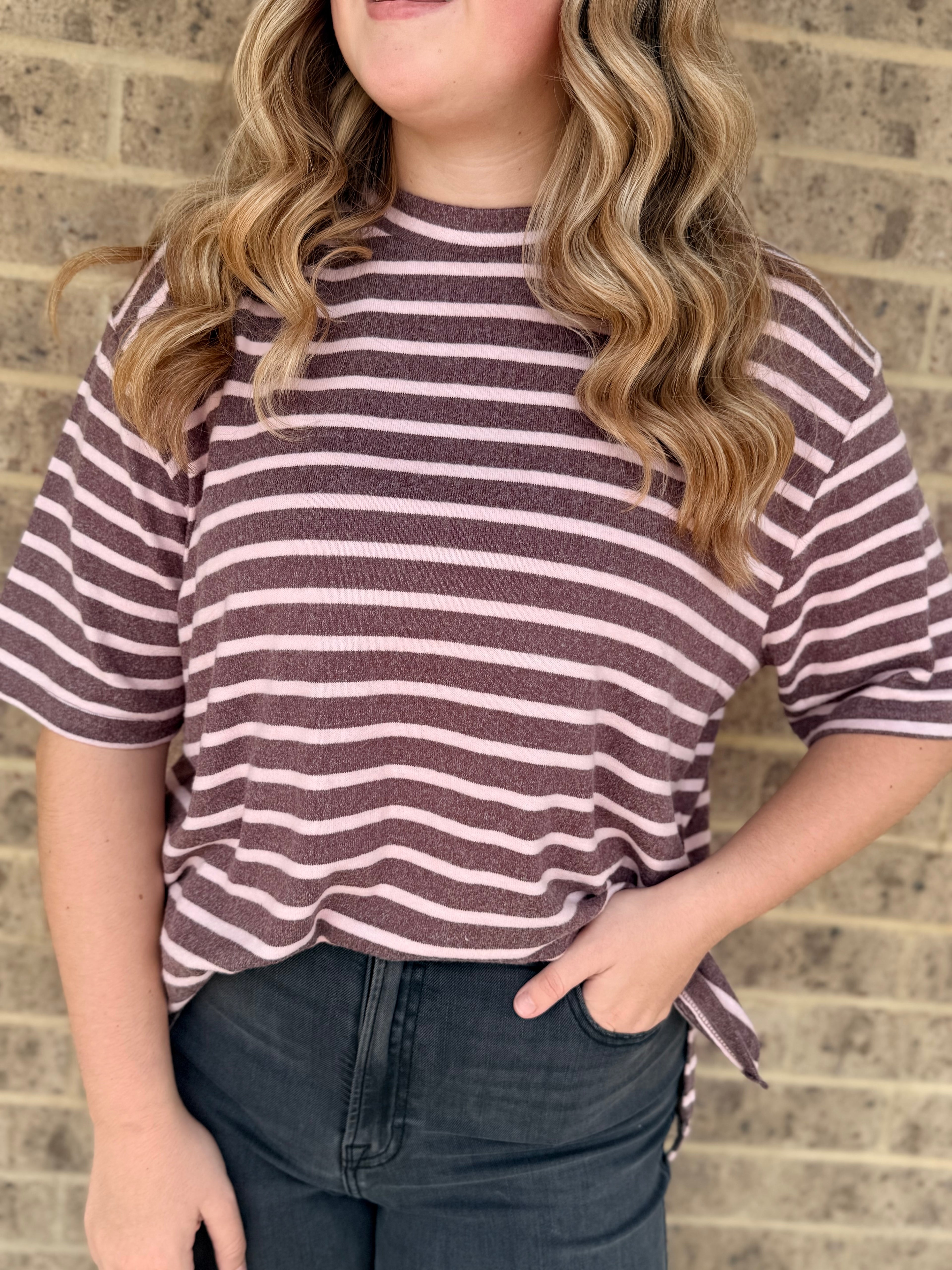 Striped Perfection Knit Tee