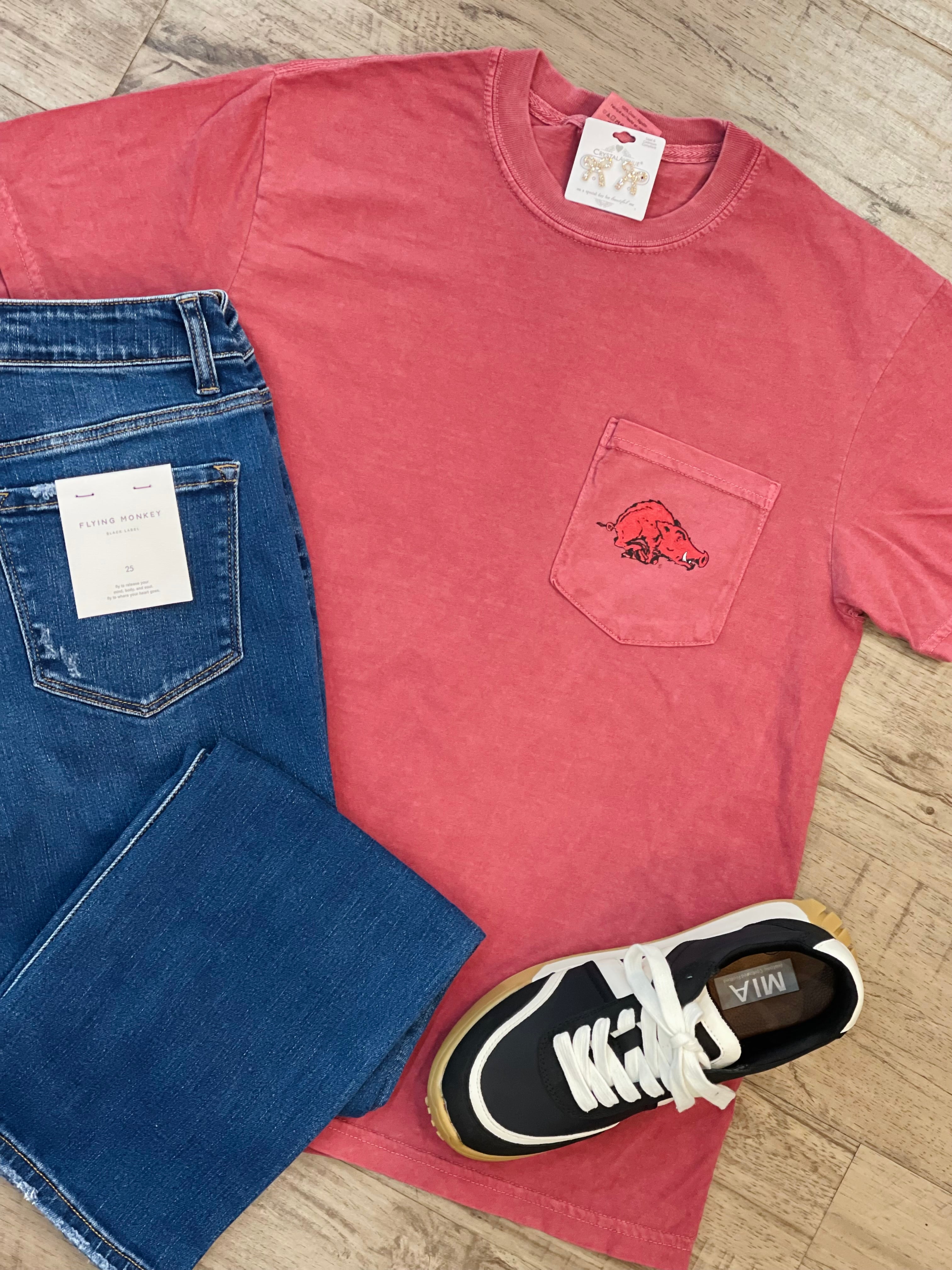 70S HOG POCKET TEE BY SOUTHERN TREND