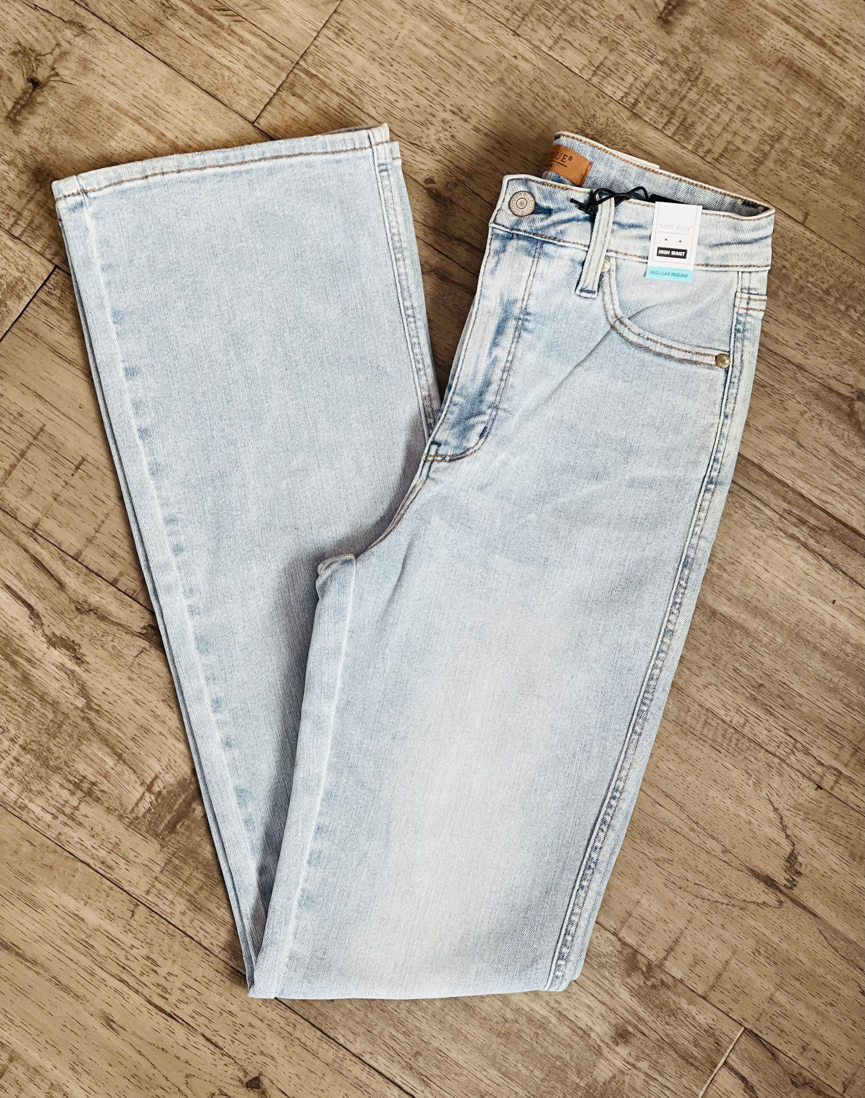 Judy Blue High Rise Light Wash Bootcut