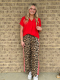 Leopard Luxe Wide Leg Pant