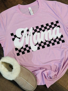 Mama Checkered Tee