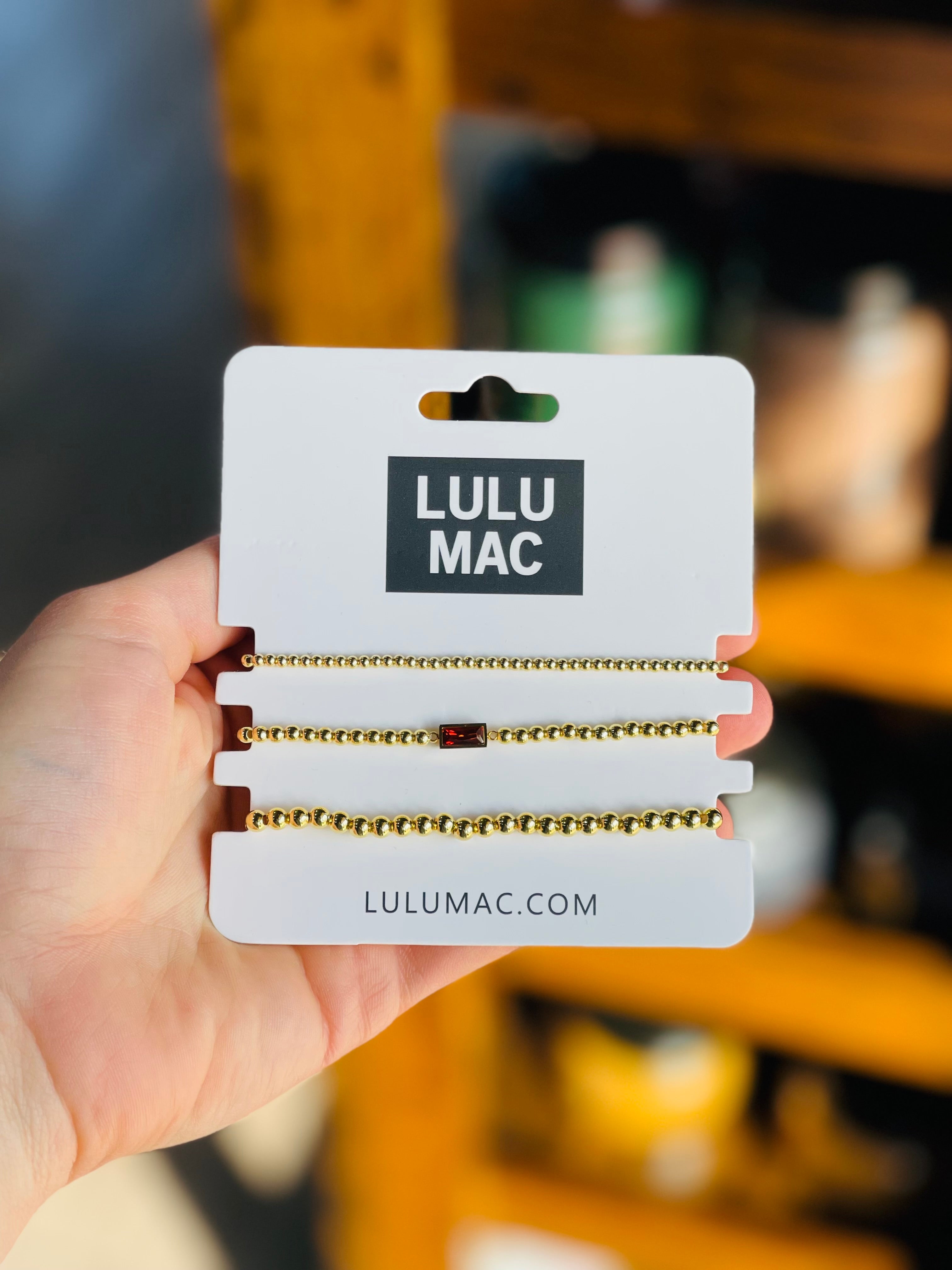 Lulu Mac Birthstone Bracelet Set