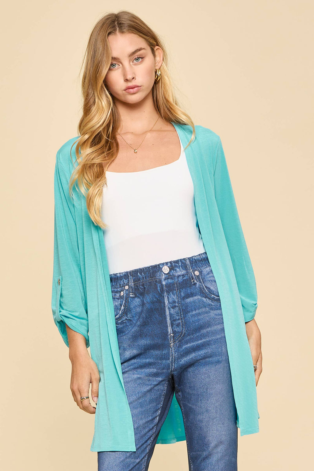 Lizzy Open Front Cardigan