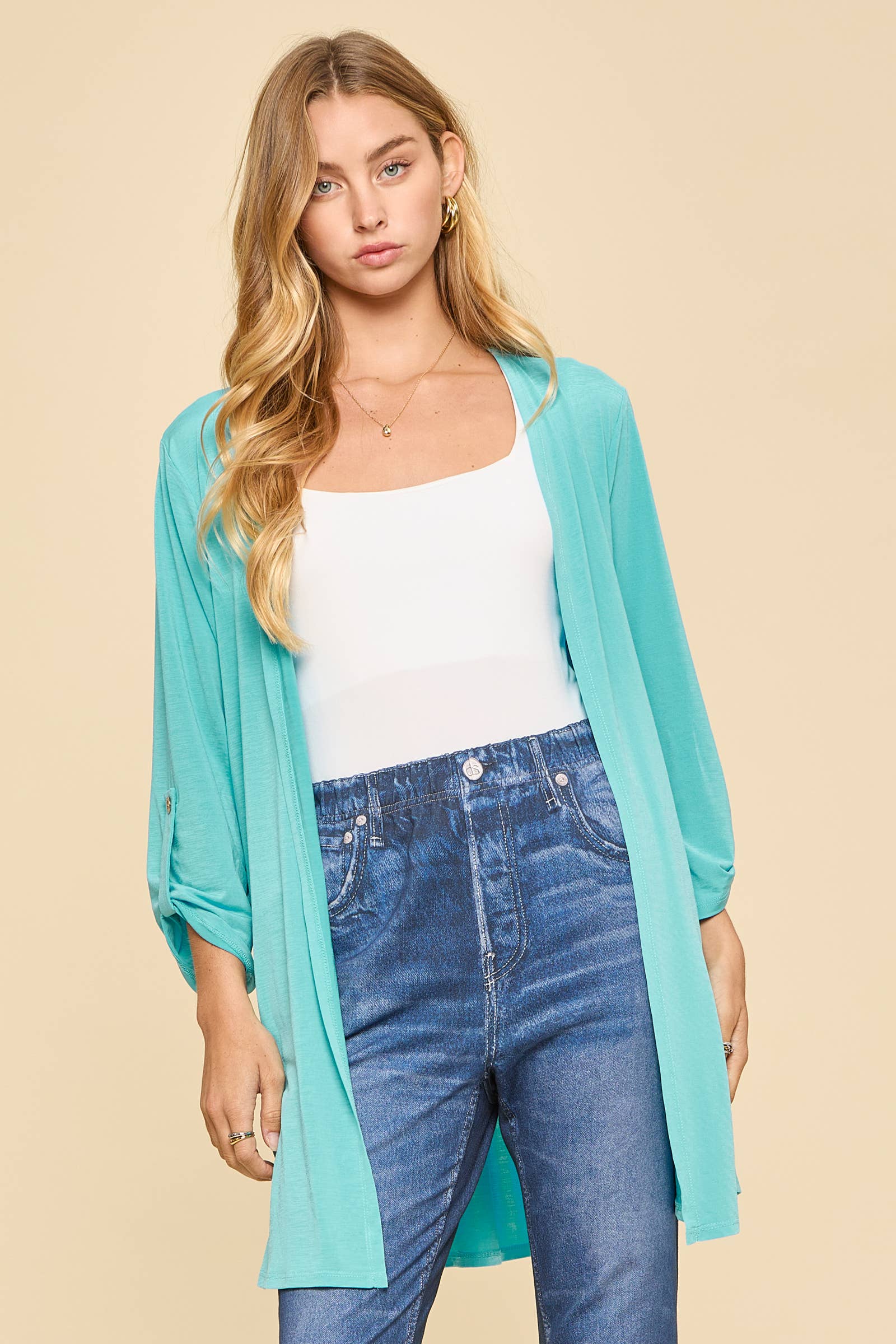 Lizzy Open Front Cardigan