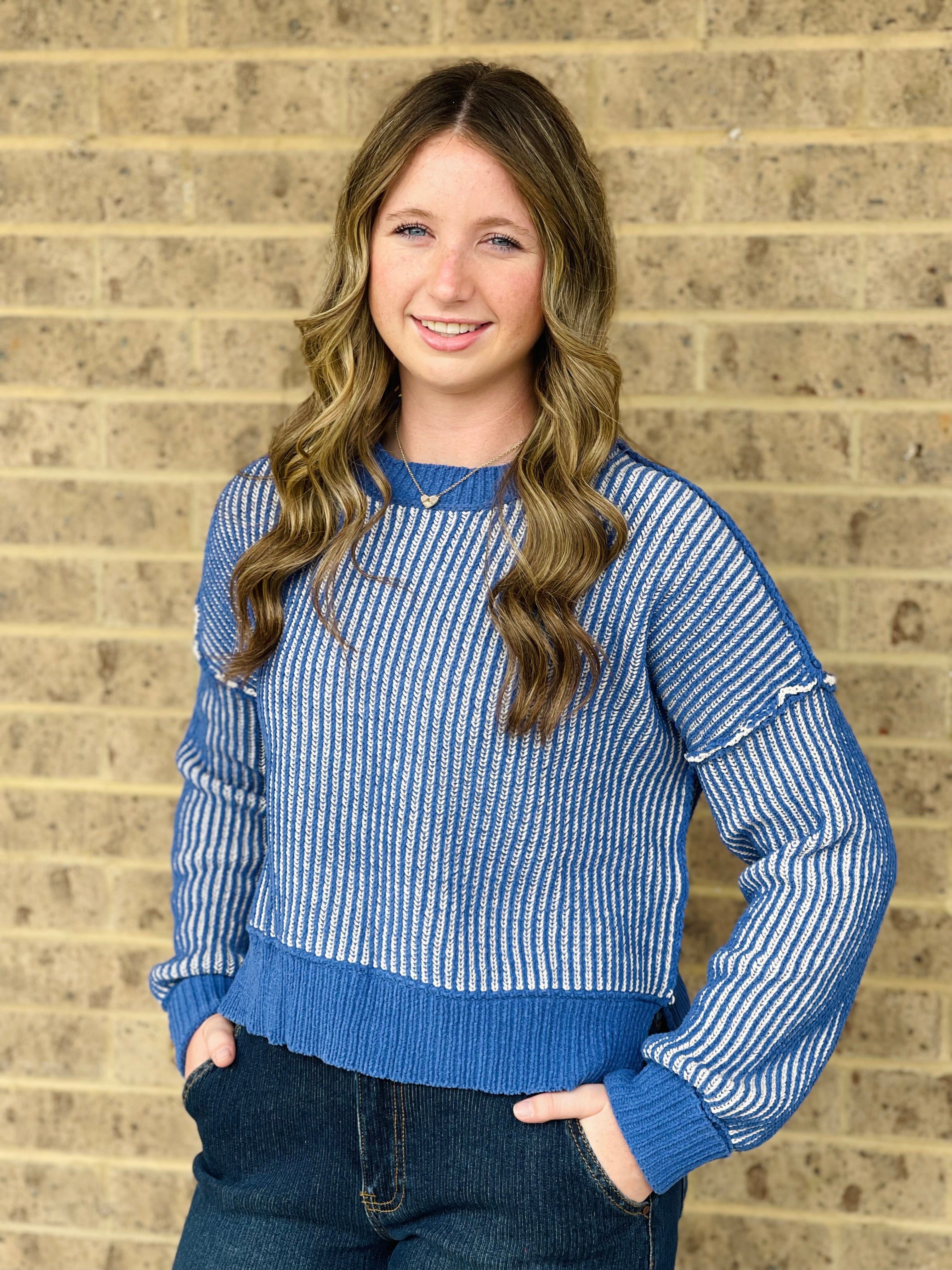 Taylor Two Tone Sweater