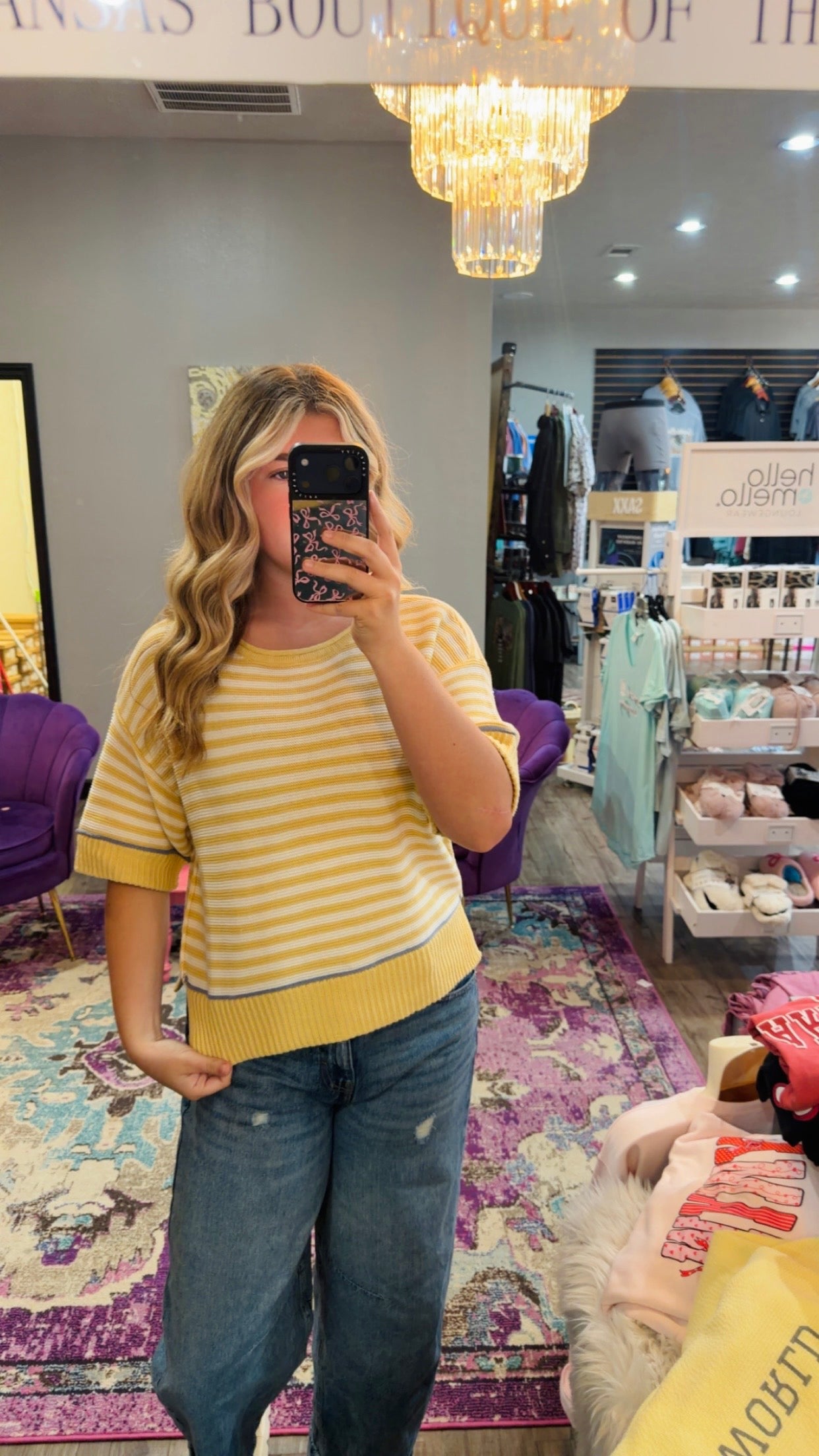Sierra Striped Classic Sweater