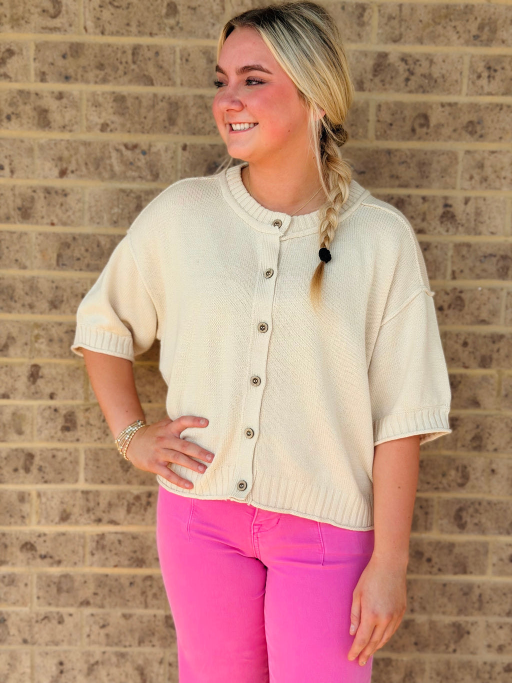 Anniston Raw Edge Cardigan