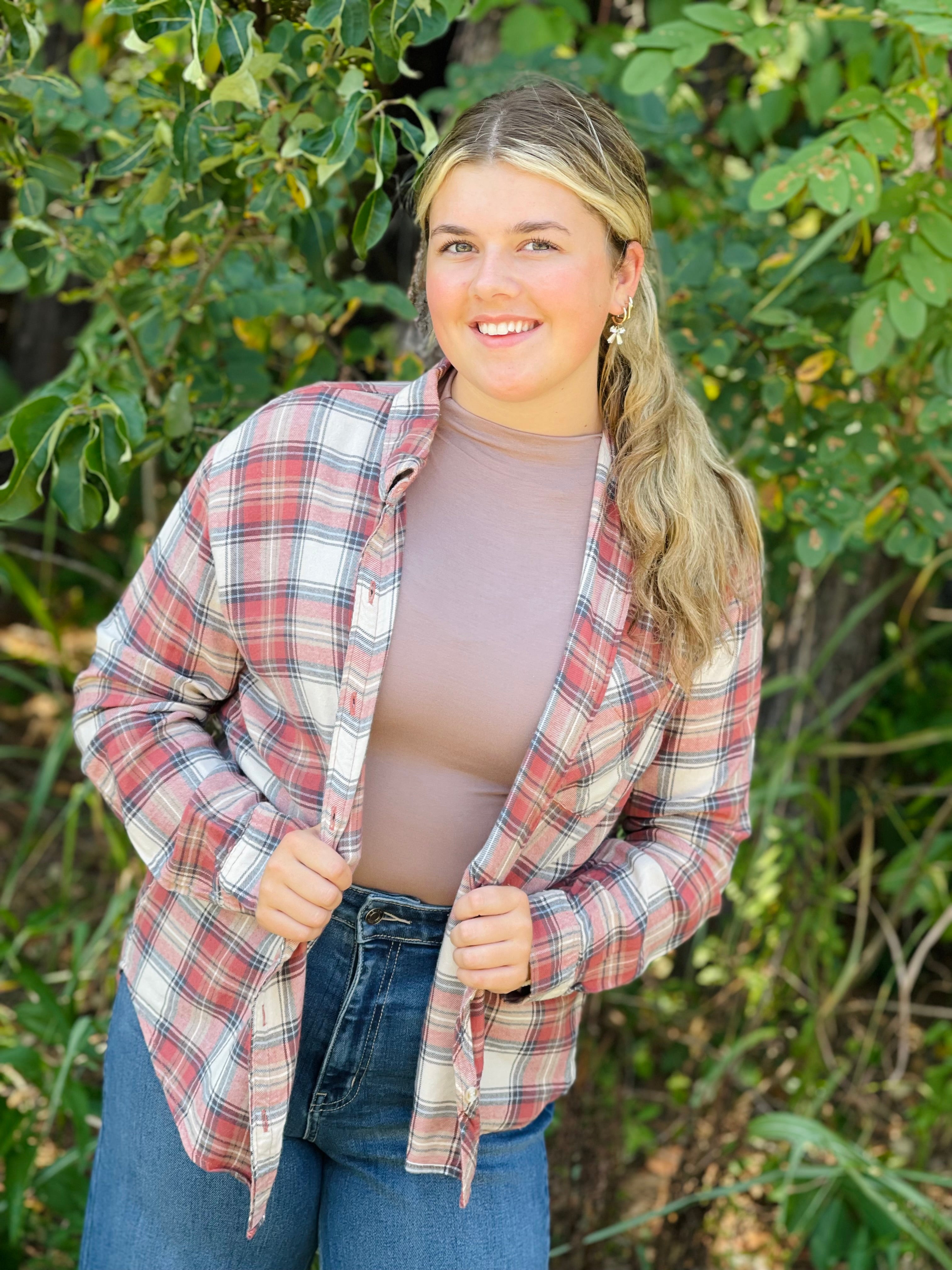 Rosie Classic Plaid Button Down