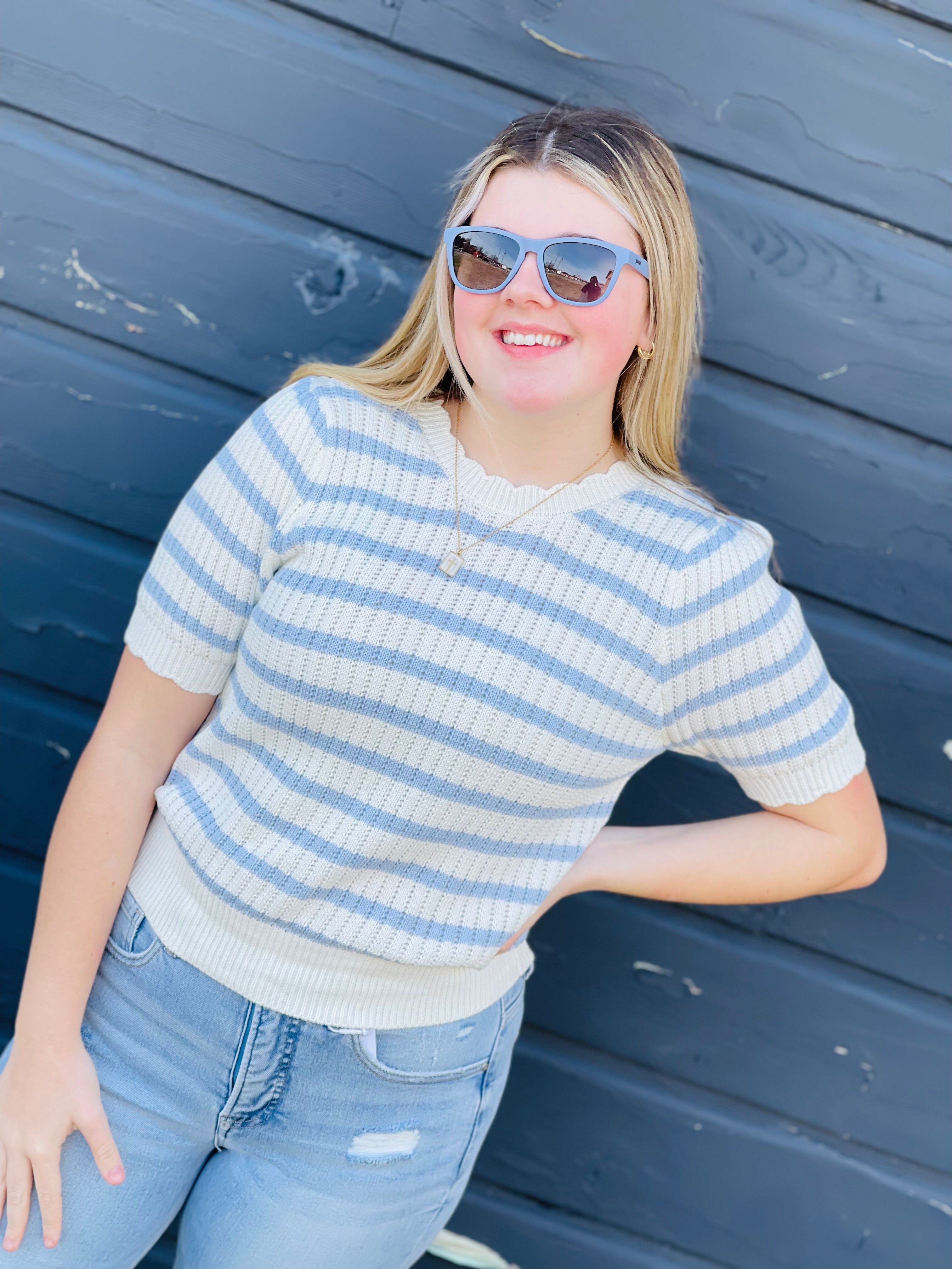 KRISTIN STRIPED TOP
