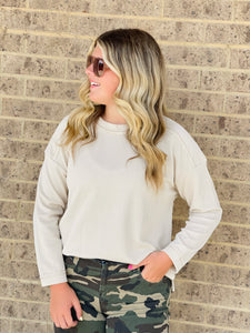 Casual Girl Crewneck Top