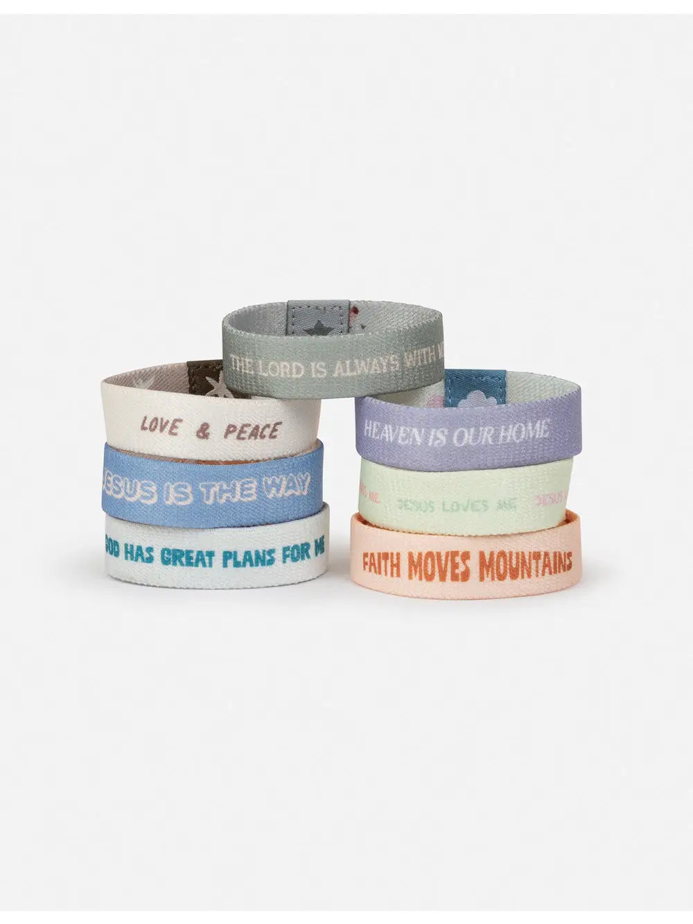 Pastel Kids Reversible Wristband Pack
